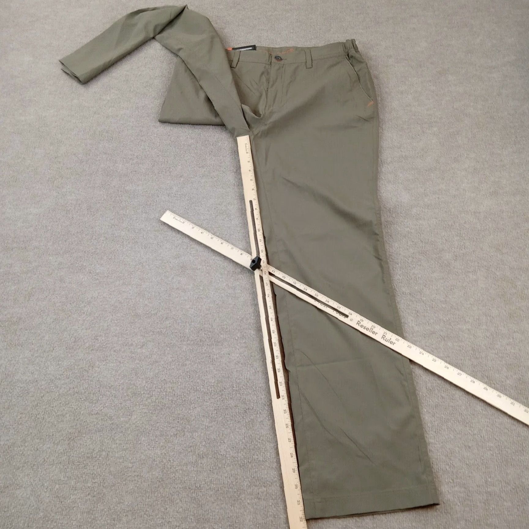 Weatherproof Weatherproof Mens Brown Straight Leg Pants Size 32x32 Elastic Waist Outdoor Work Size US 32 / EU 48 - 2 Thumbnail