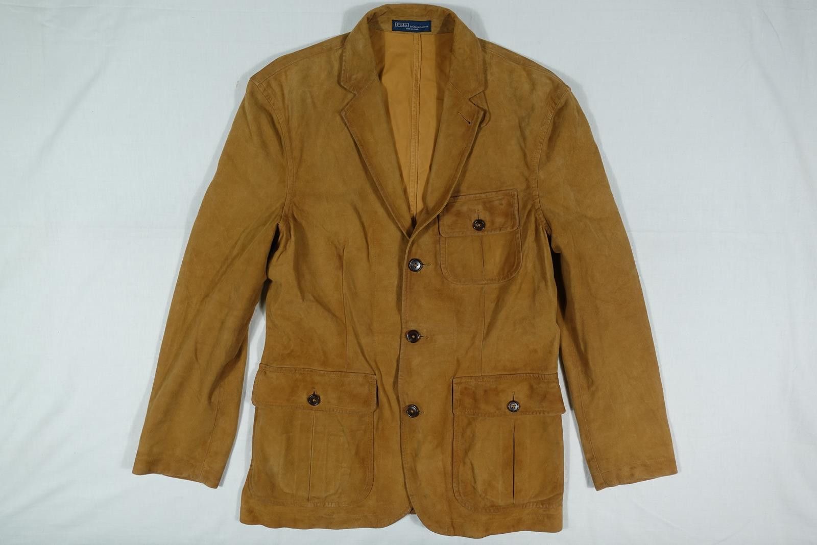 Polo Ralph Lauren Polo Ralph Lauren Blazer Jacket Coat Leather Suede SAMPLE 40 Size 40R - 1 Thumbnail