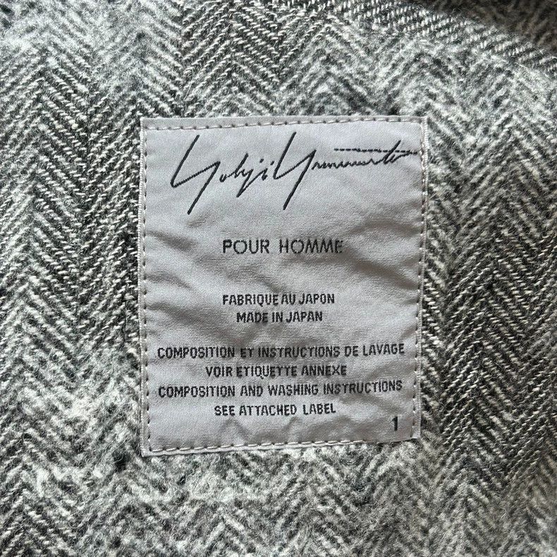 Yohji Yamamoto Yohji Yamamoto Yohji Yamamoto Herringbone Pattern Suit Jac Size US S / EU 44-46 / 1 - 7 Thumbnail