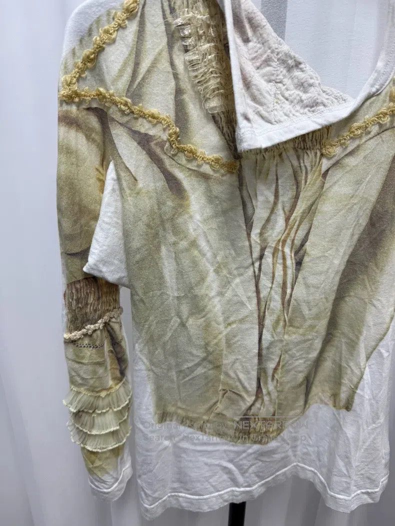 Comme des Garcons Comme Des Garcons Lace printed long-sleeve, Corpse Bride Size L / US 10 / IT 46 - 3 Thumbnail