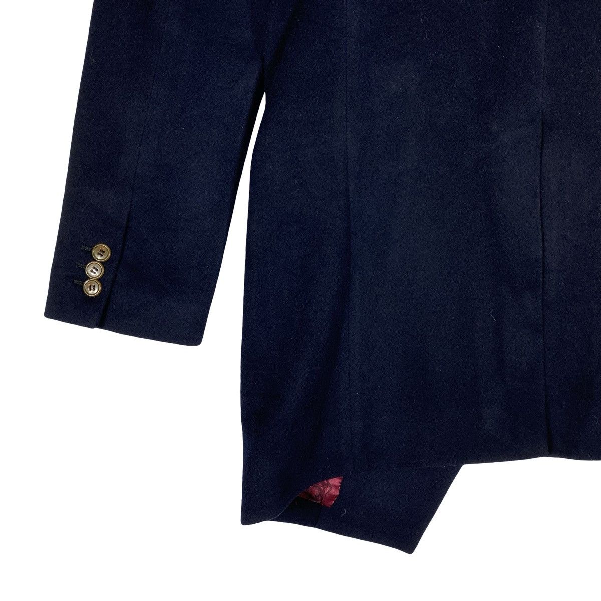 Vivienne Westwood Vivienne Westwood MAN Asymmetrical Navy Wool Coat Size US M / EU 48-50 / 2 - 12 Thumbnail