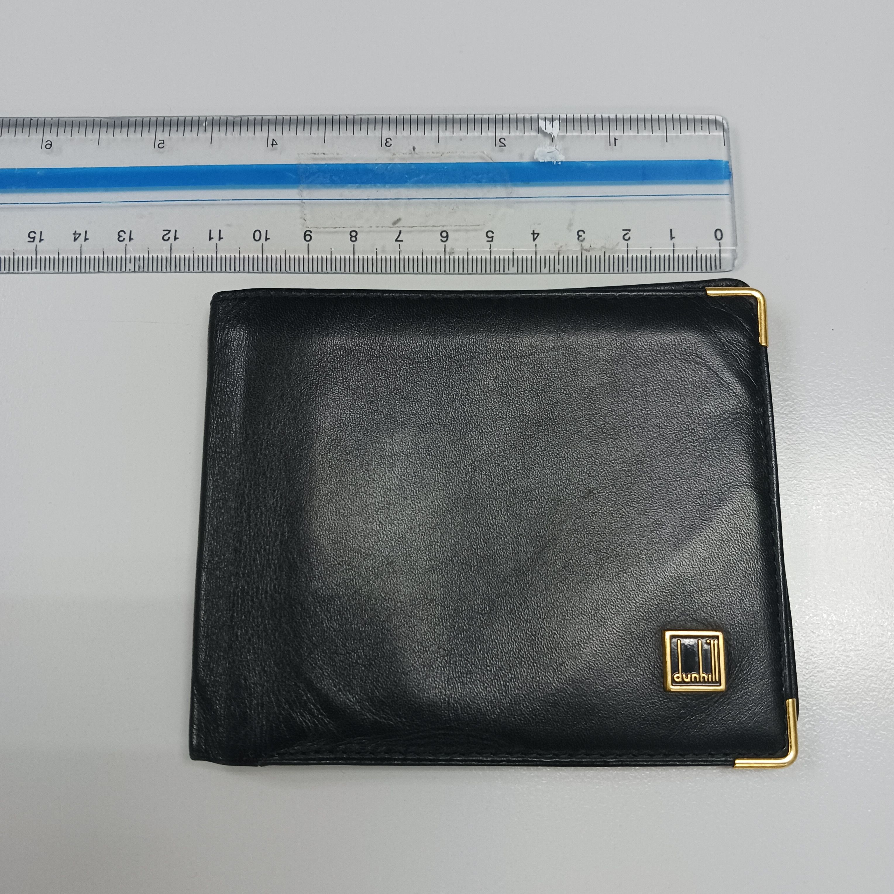 Alfred Dunhill Vintage DUNHILL Two Folded Logo Leather Wallet Size ONE SIZE - 7 Thumbnail