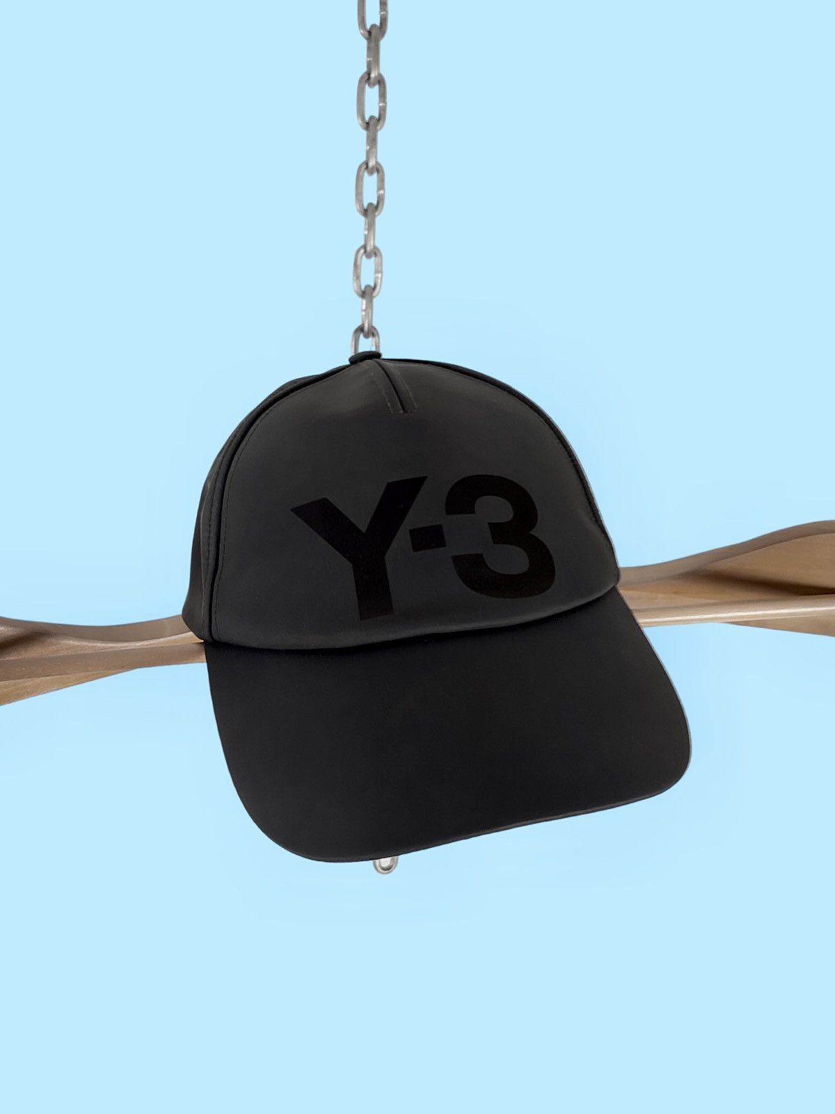 Adidas × Y's A/W 2017 Y-3 Yohji Yamamoto Adidas Big Logo Nylon Cap Size ONE SIZE - 5 Thumbnail
