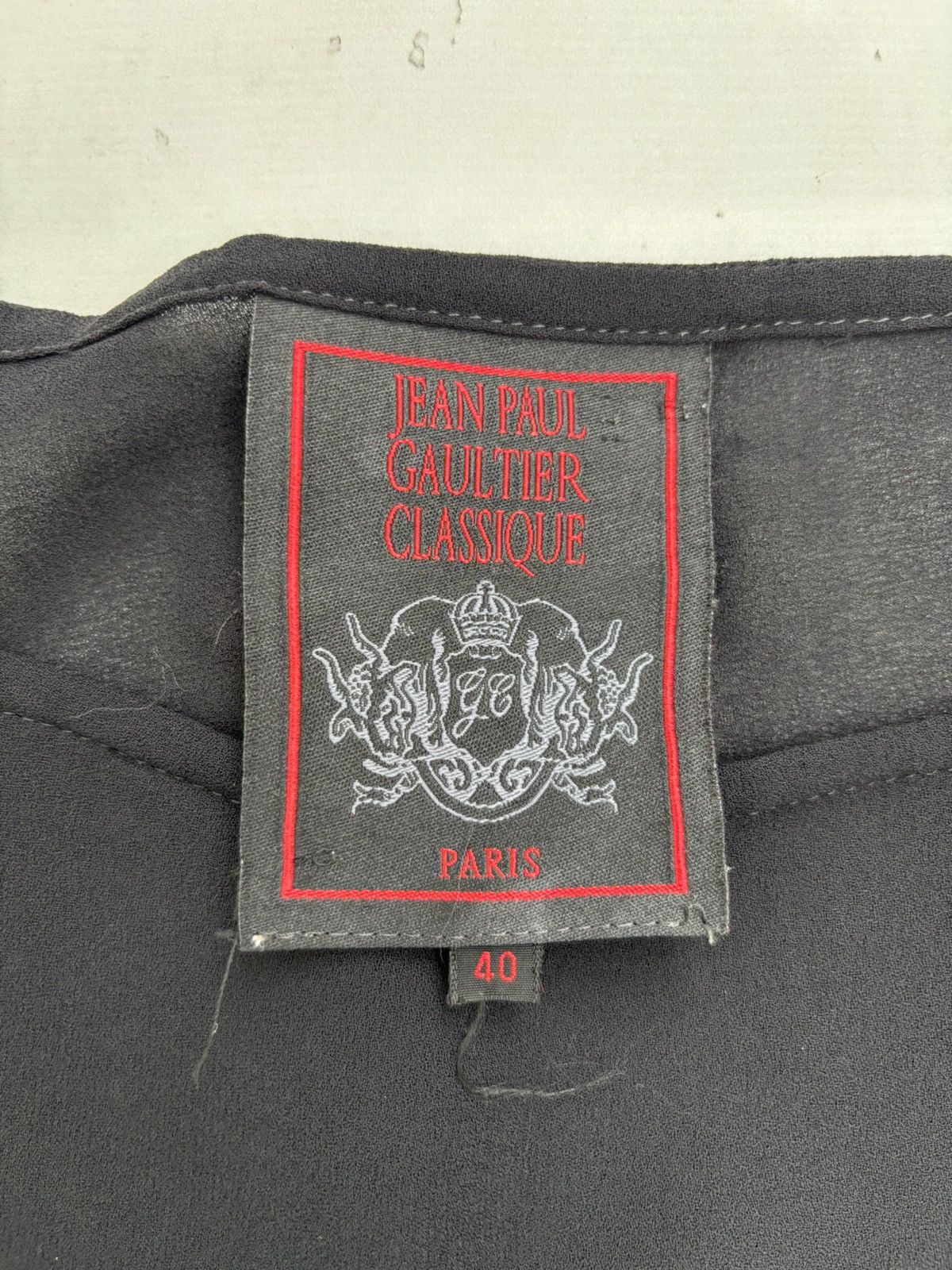 Jean Paul Gaultier 1990s Cut-Out Top Size S / US 4 / IT 40 - 8 Thumbnail