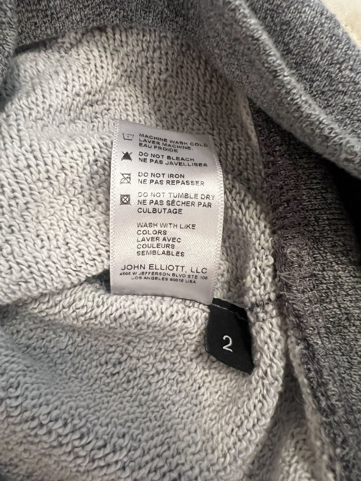 John Elliott Raglan Hoodie Sz M Size US M / EU 48-50 / 2 - 7 Thumbnail