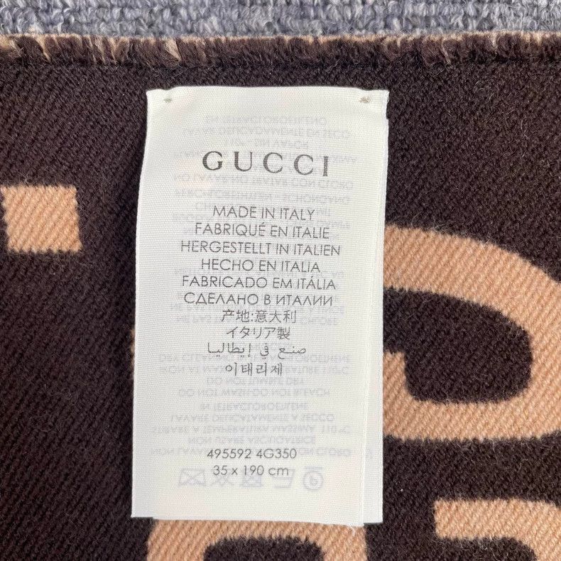 Gucci Gucci Classic double-sided scarf 2505-Nextarrow Size ONE SIZE - 4 Thumbnail