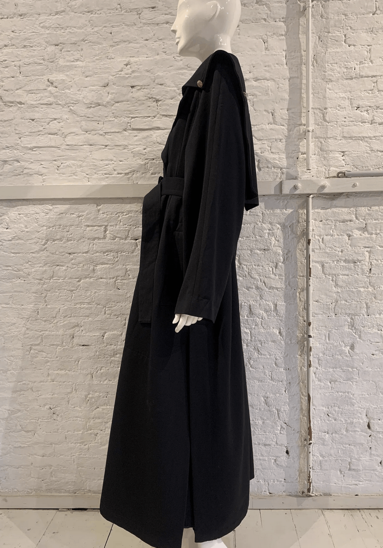 Marithe + Francois Girbaud Marithe Francois Girbaud 1990s Double Beasted Maxi Coat Size M / US 6-8 / IT 42-44 - 9 Thumbnail