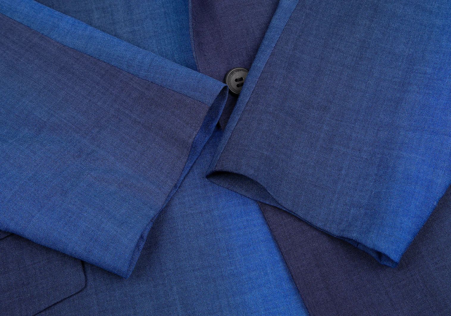 Issey Miyake Wool Gradient 1-Button Jacket in Blue Size 4 Size US XL / EU 56 / 4 - 8 Thumbnail
