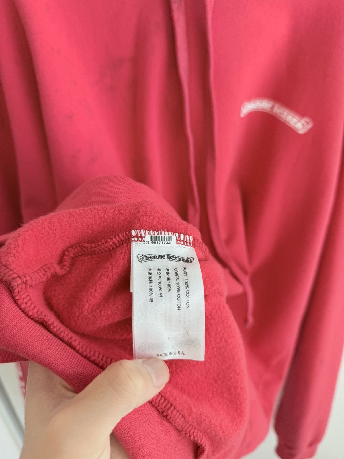 Chrome Hearts Chrome Hearts Red Scroll hoodie Size US XL / EU 56 / 4 - 4 Thumbnail