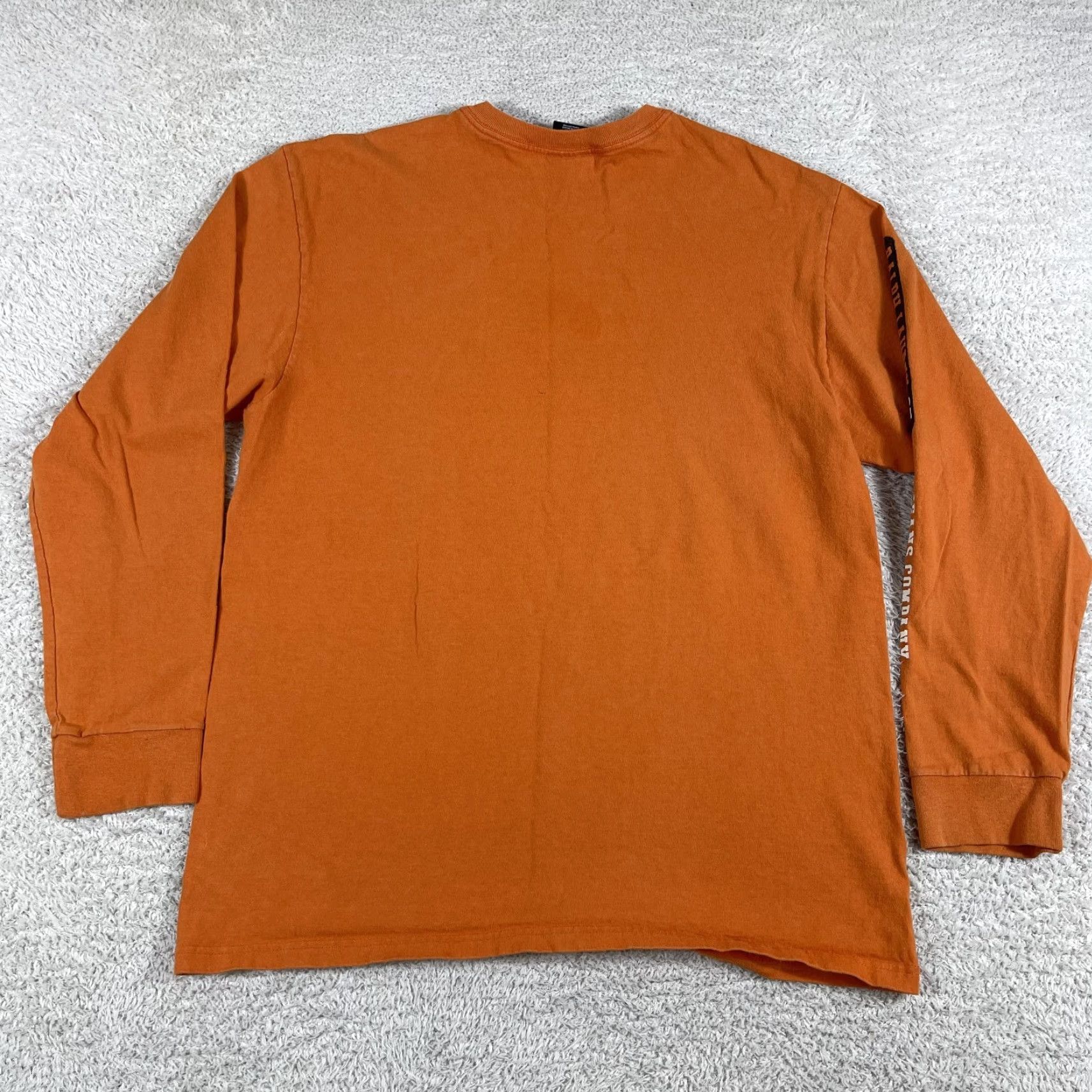 Polo Ralph Lauren VINTAGE Polo Jeans Co T-Shirt Mens L Orange Long Sleeve 90s Y2K Skate Ralph Lauren Mens Size US L / EU 52-54 / 3 - 3 Thumbnail