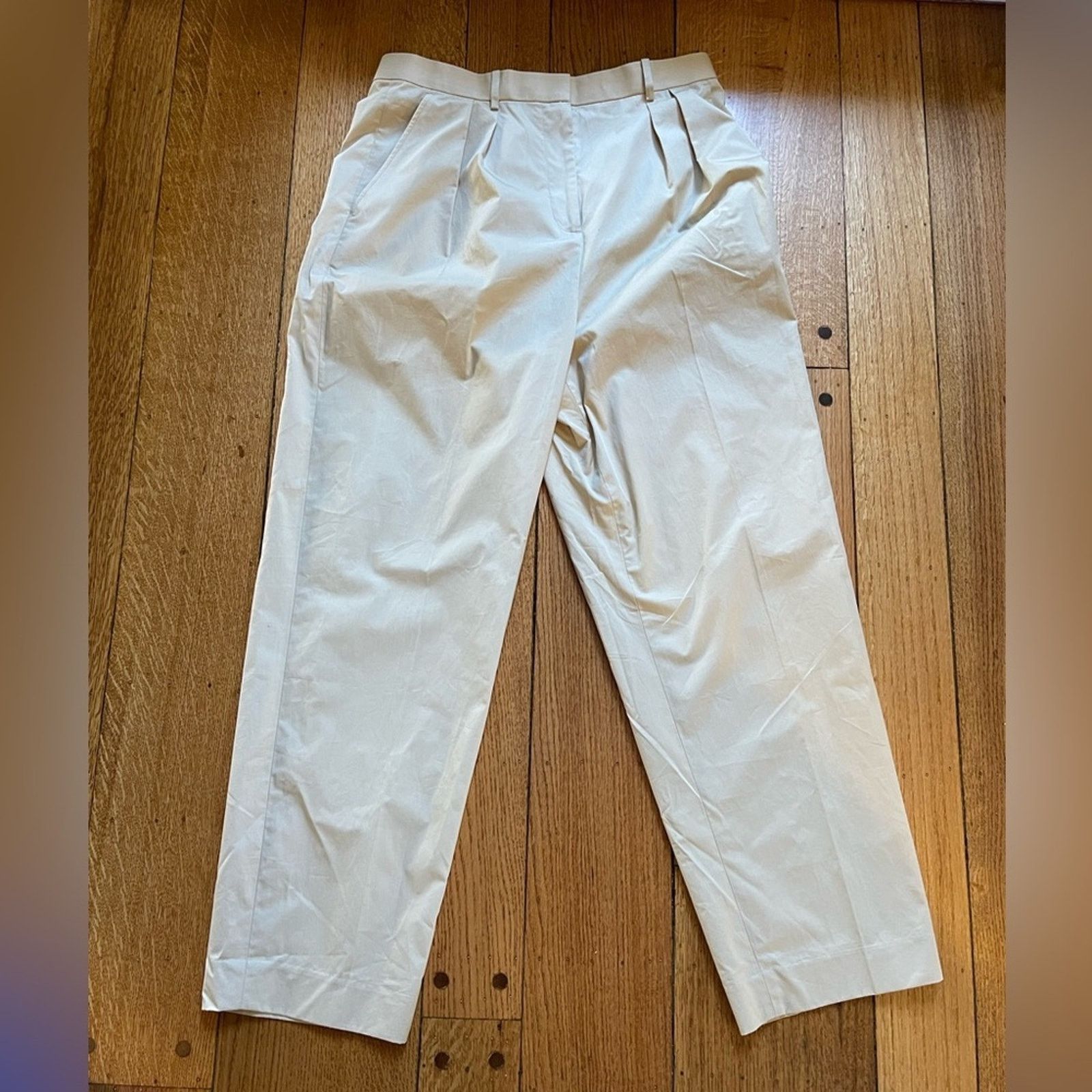 Tory Burch Poplin Pleated Trousers NWT Size:12