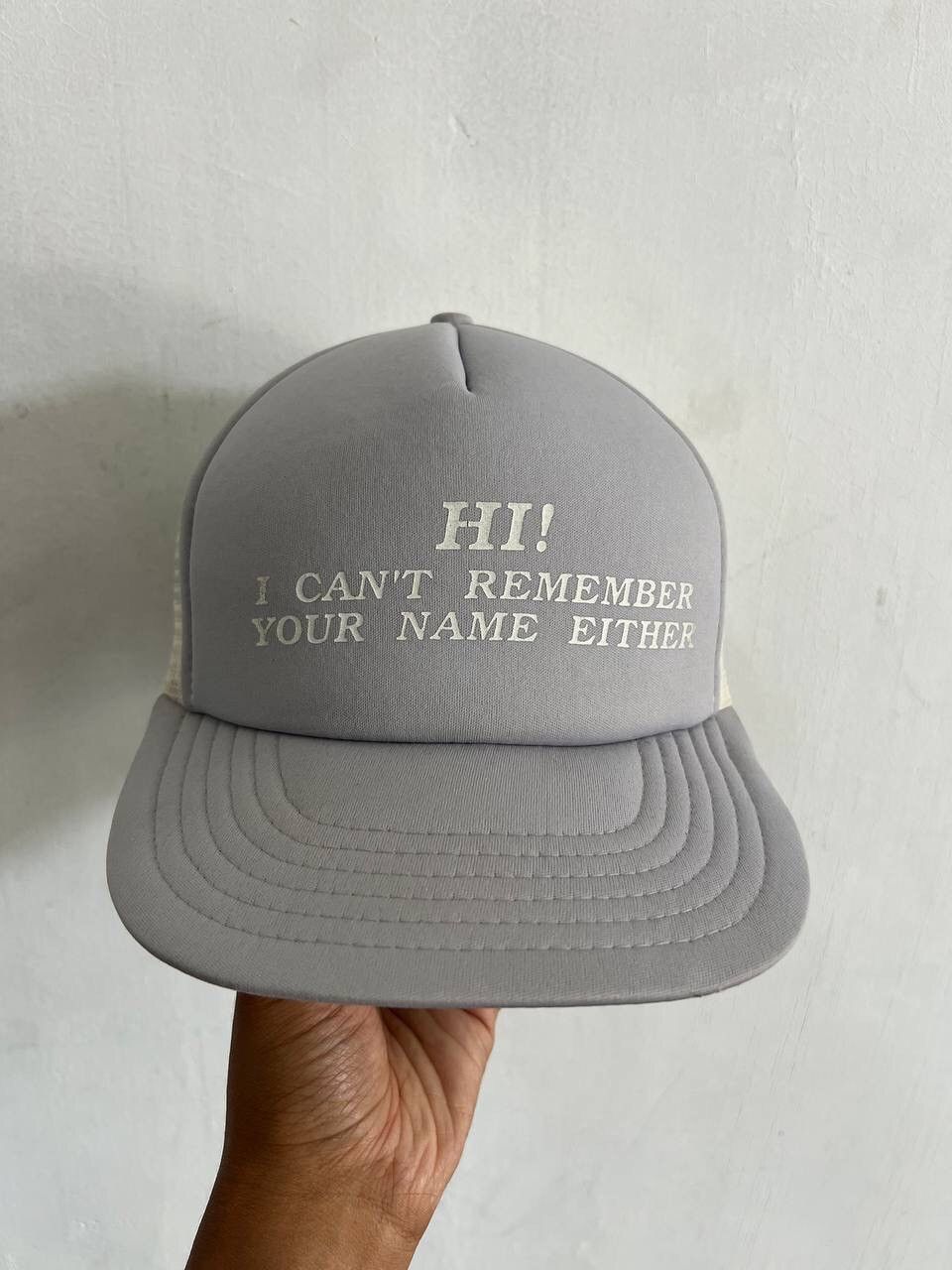 Japanese Brand I cant remember your name either Trucker Hat Size ONE SIZE - 1 Thumbnail