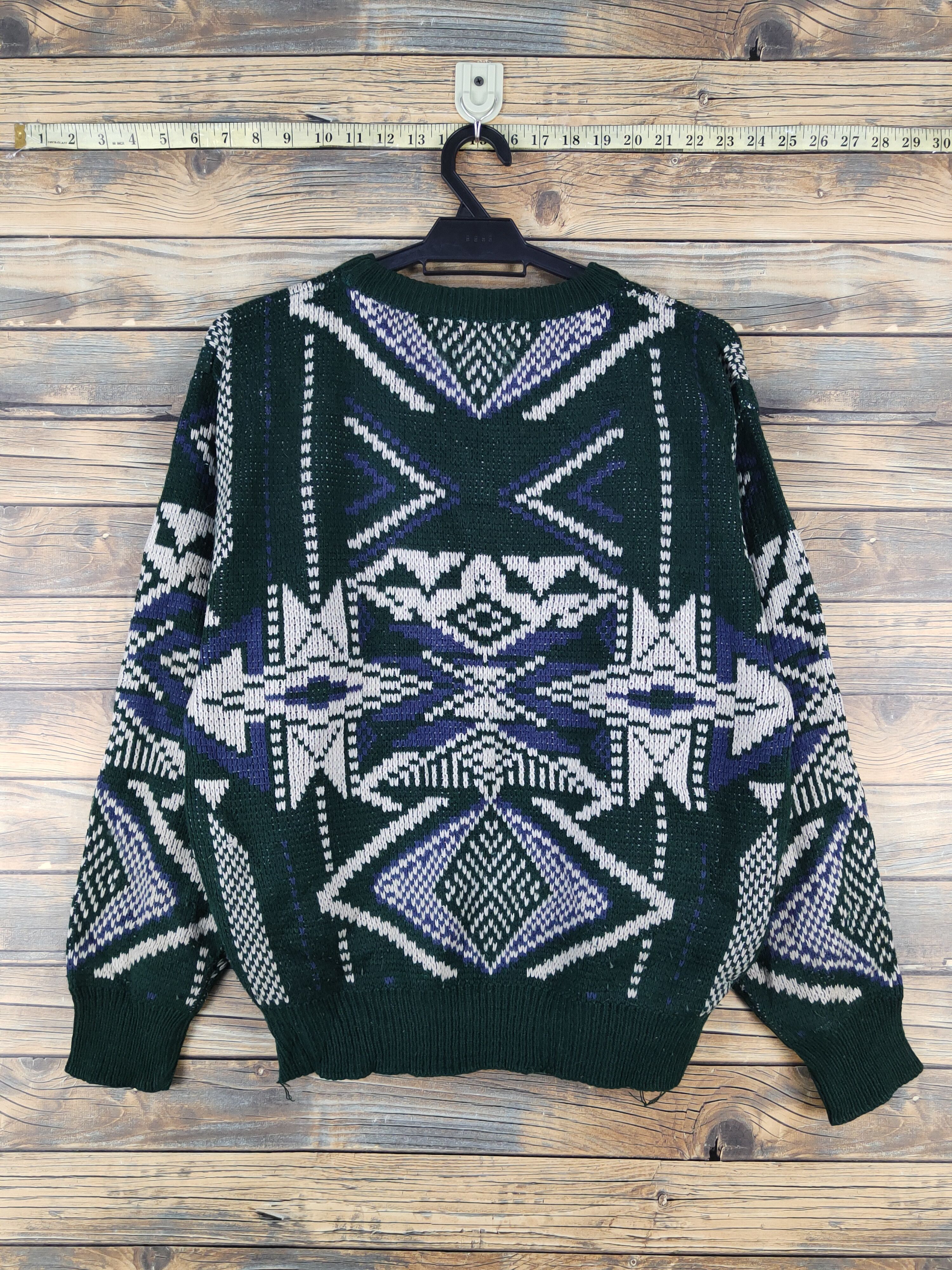 Vintage D Bound Broom Dark Green Knitwear Sweatshirts#W1673 Size US M / EU 48-50 / 2 - 9 Thumbnail