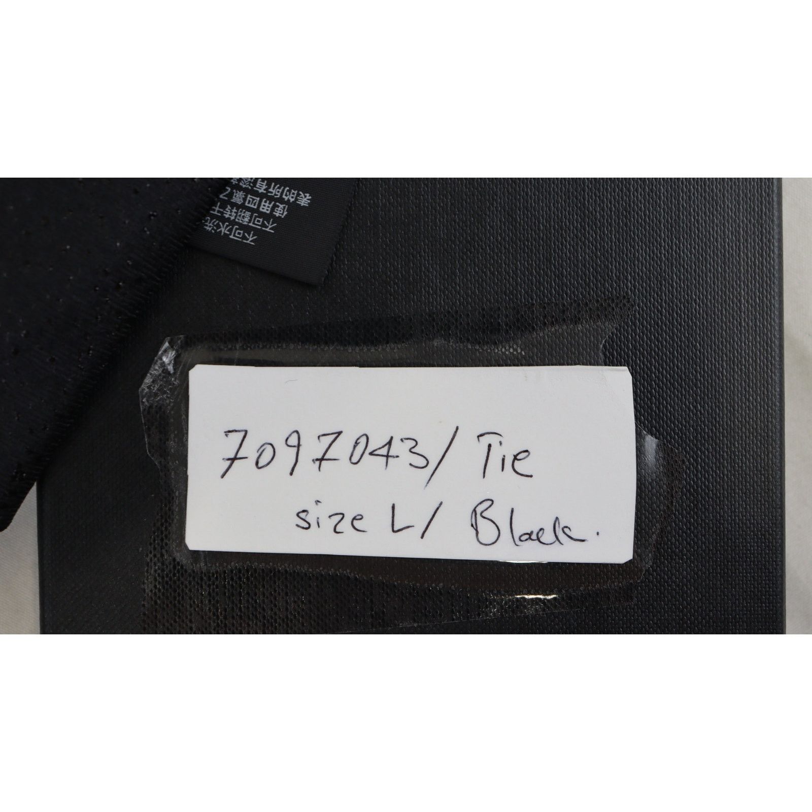 Saint Laurent Paris o1rshd1 Size: L / Tie Cravate Noir Givre in Black Size ONE SIZE - 9 Thumbnail