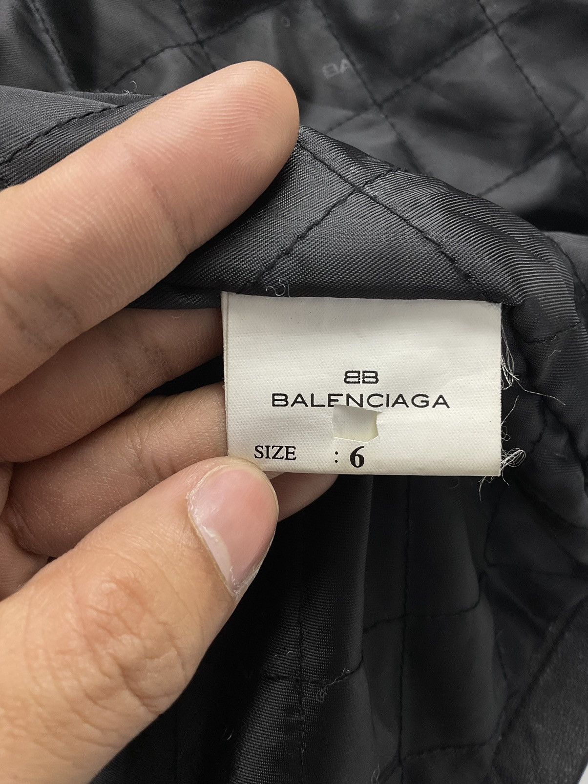 Balenciaga Vintage Balenciaga Leather Jacket Size US XL / EU 56 / 4 - 16 Thumbnail
