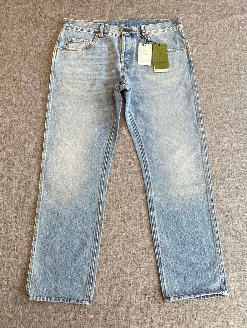 Gucci GUCCI SS22 Denim Pants for Men-2506 Size US 36 / EU 52 - 2 Thumbnail