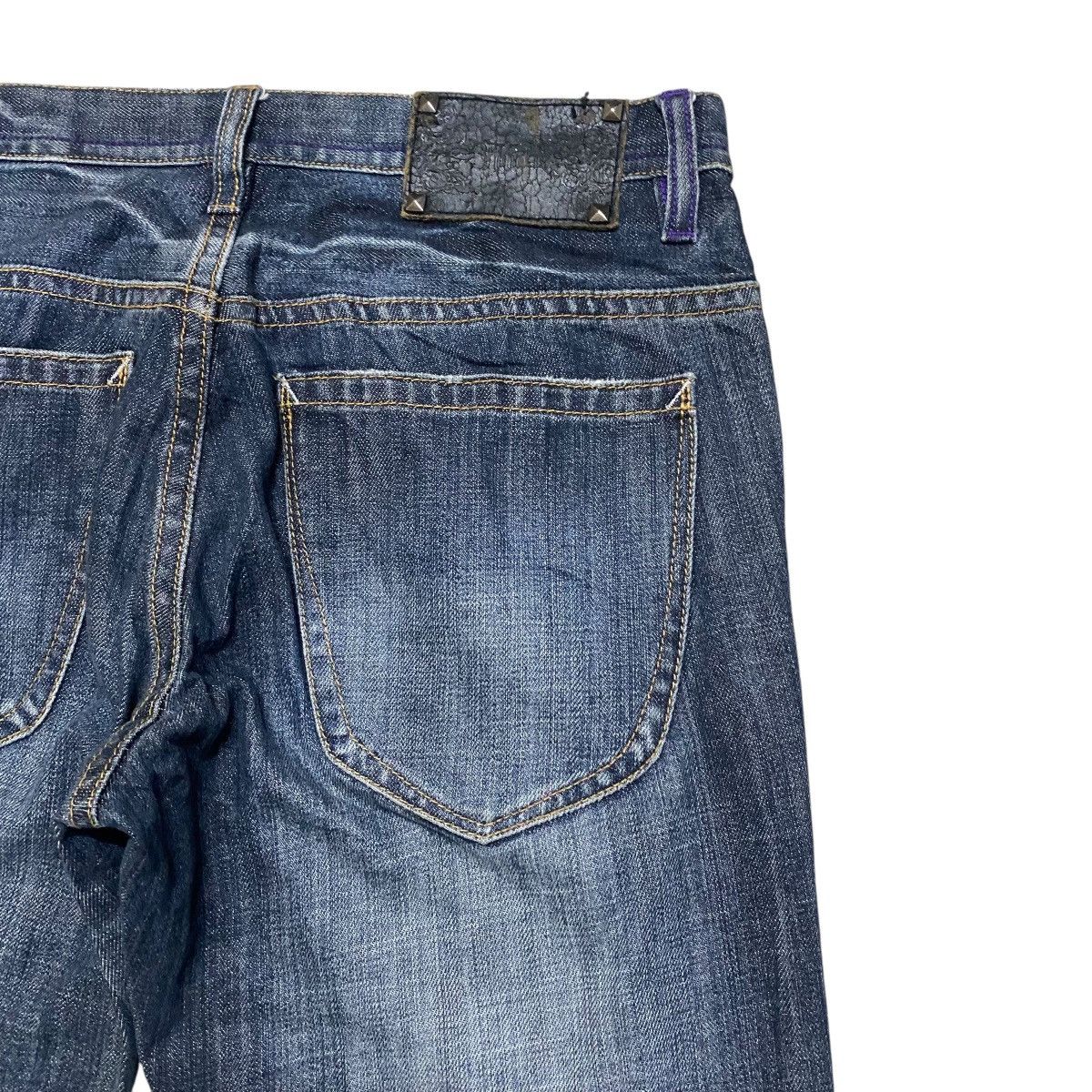 Japanese Brand MIDAS Hole Distressed Denim Jeans Studded Size US 29 - 12 Thumbnail