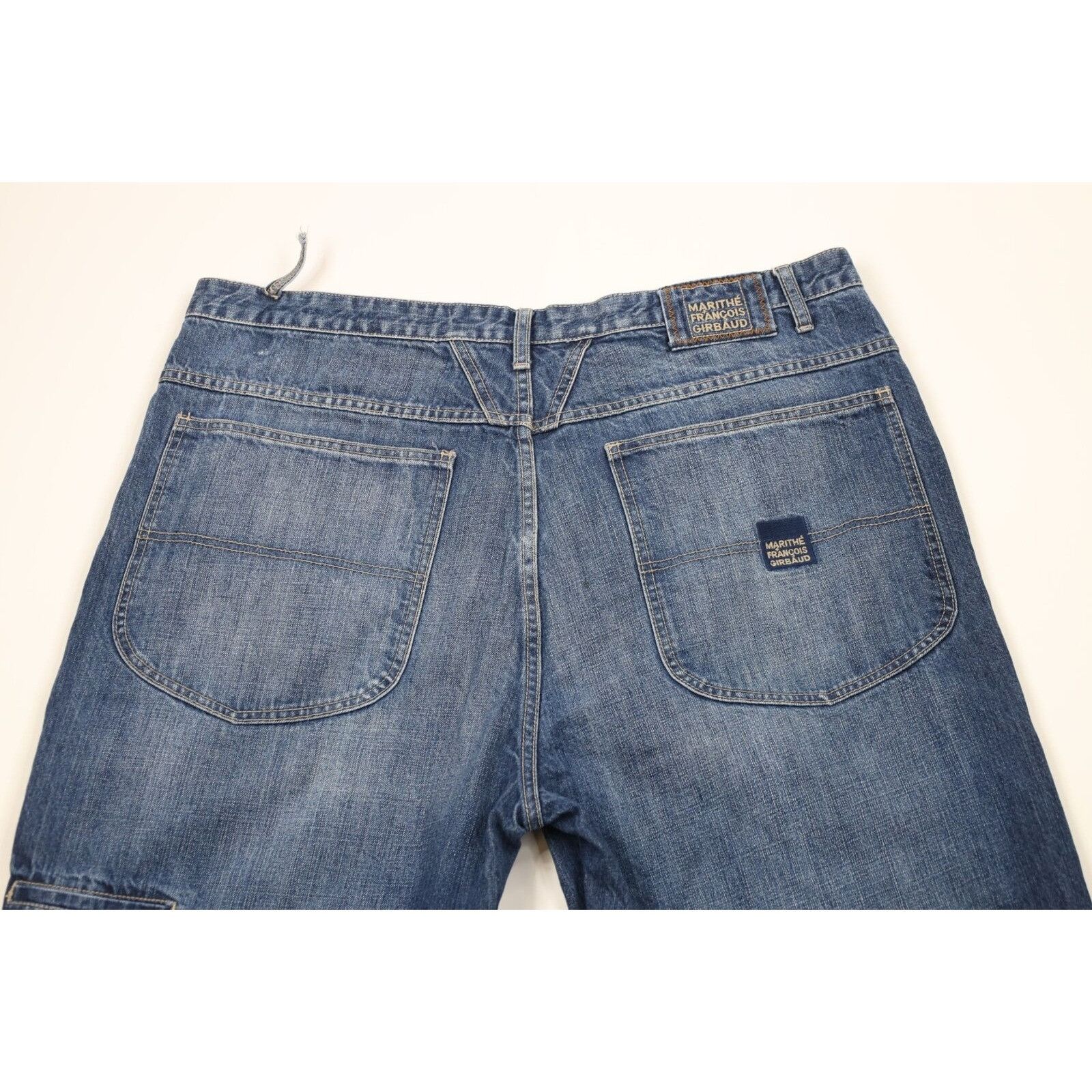 Marithe + Francois Girbaud × Vintage Vintage 90s Marithe Francois Girbaud Wide Leg Jeans Size US 40 / EU 56 - 9 Thumbnail