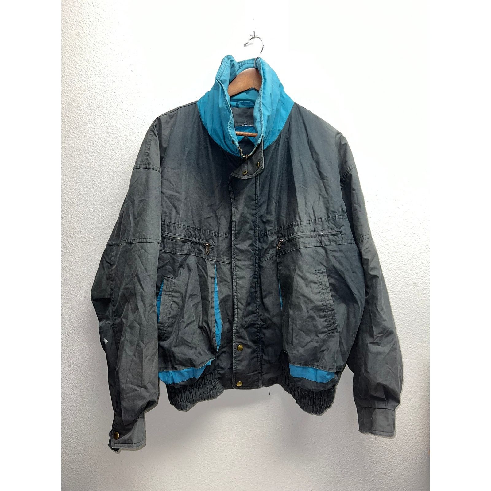 GROUNDZERO Y2K Zero Proof Ski Skiwear Black Blue Jacket L Large 2000s Size US L / EU 52-54 / 3 - 1 Thumbnail