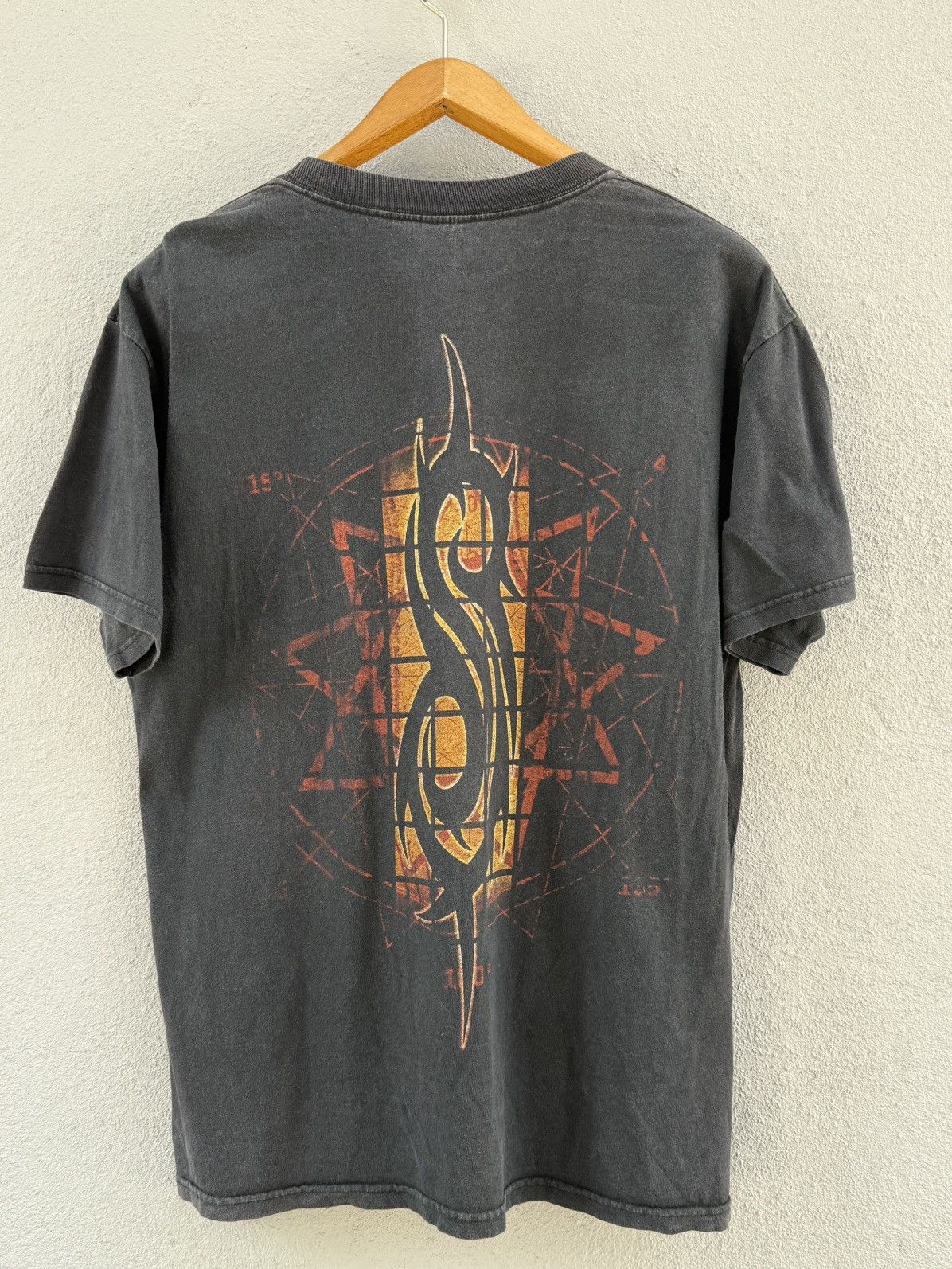 Band Tees Thrashed Vintage Slipknot Heavy Metal Faded Grunge Tee Size US L / EU 52-54 / 3 - 2 Thumbnail