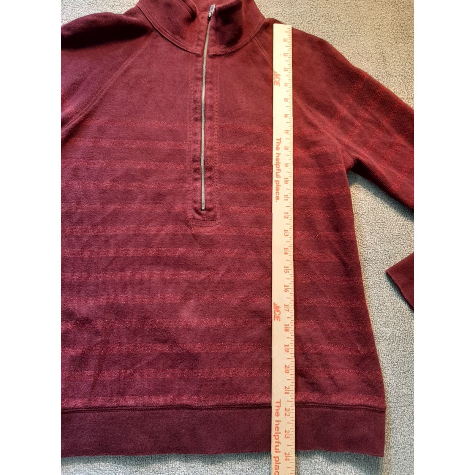 Tommy Bahama Tommy Bahama Sweatshirt Women's Small S Maroon Long Sleeve Half Zip Pullover All Seasons Relax Logo Knit Casual Activewear Shirt Size S / US 4 / IT 40 - 3 Thumbnail