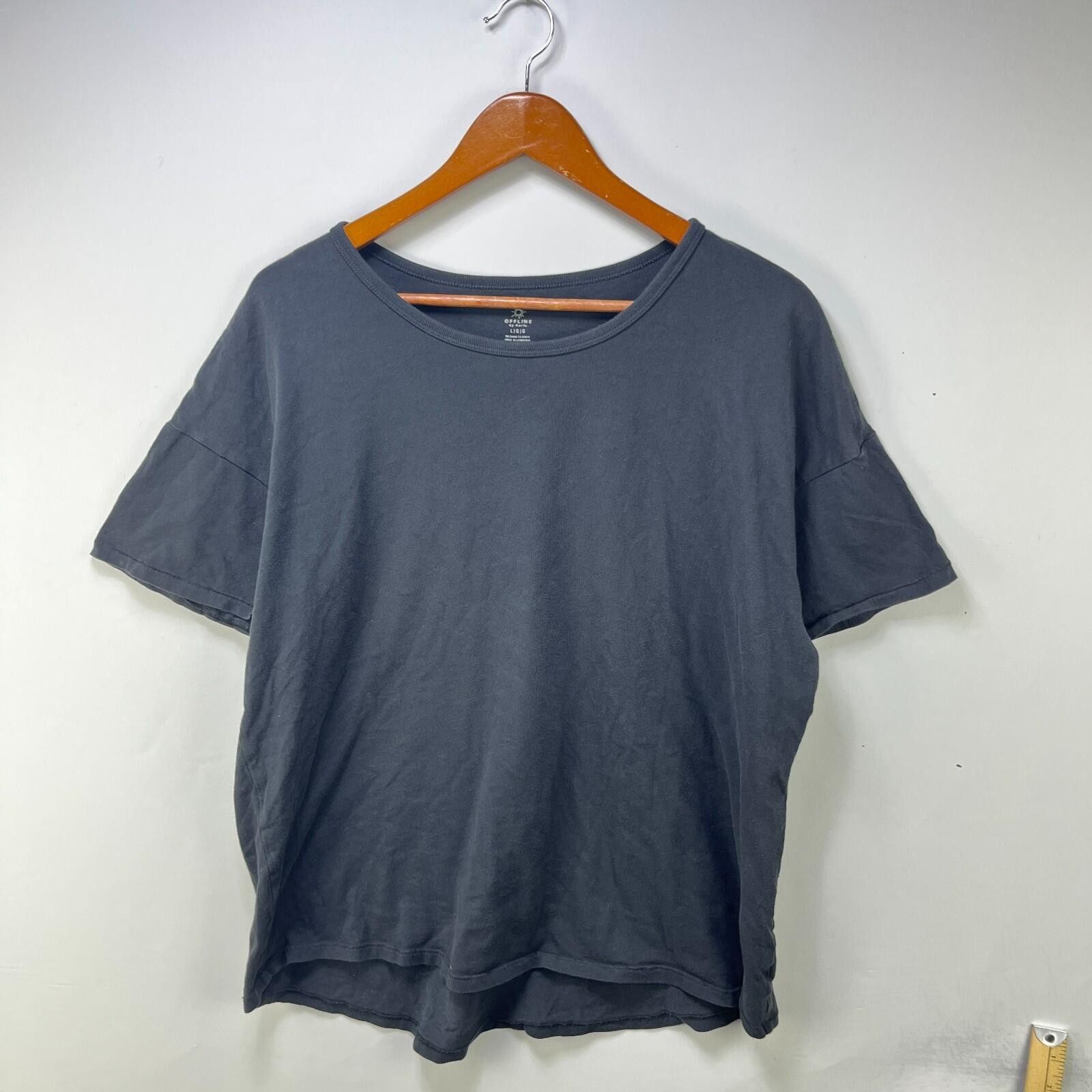 Vintage Vintage Sun Faded Black Single Stitch Ringer T-Shirt Large Size US L / EU 52-54 / 3 - 1 Thumbnail