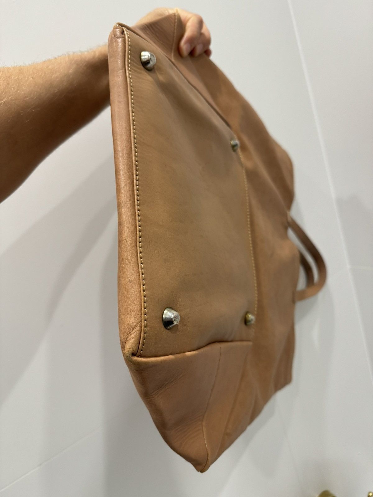 Genuine Leather × H&M × Maison Margiela Maison Martin Margiela x H&M rare collaboration leather bag Size ONE SIZE - 7 Thumbnail