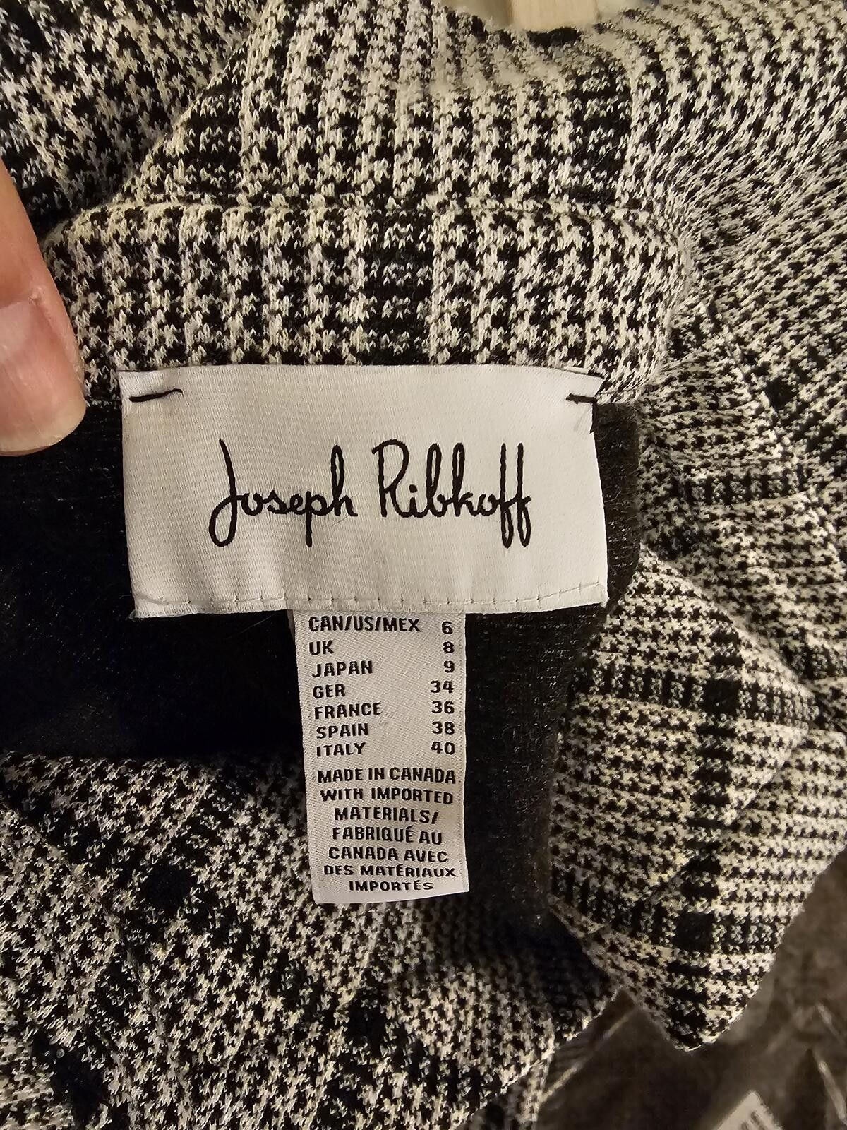 Other Joseph Ribkoff Dress Black & Gray Womens Size 6 Size M / US 6-8 / IT 42-44 - 7 Thumbnail
