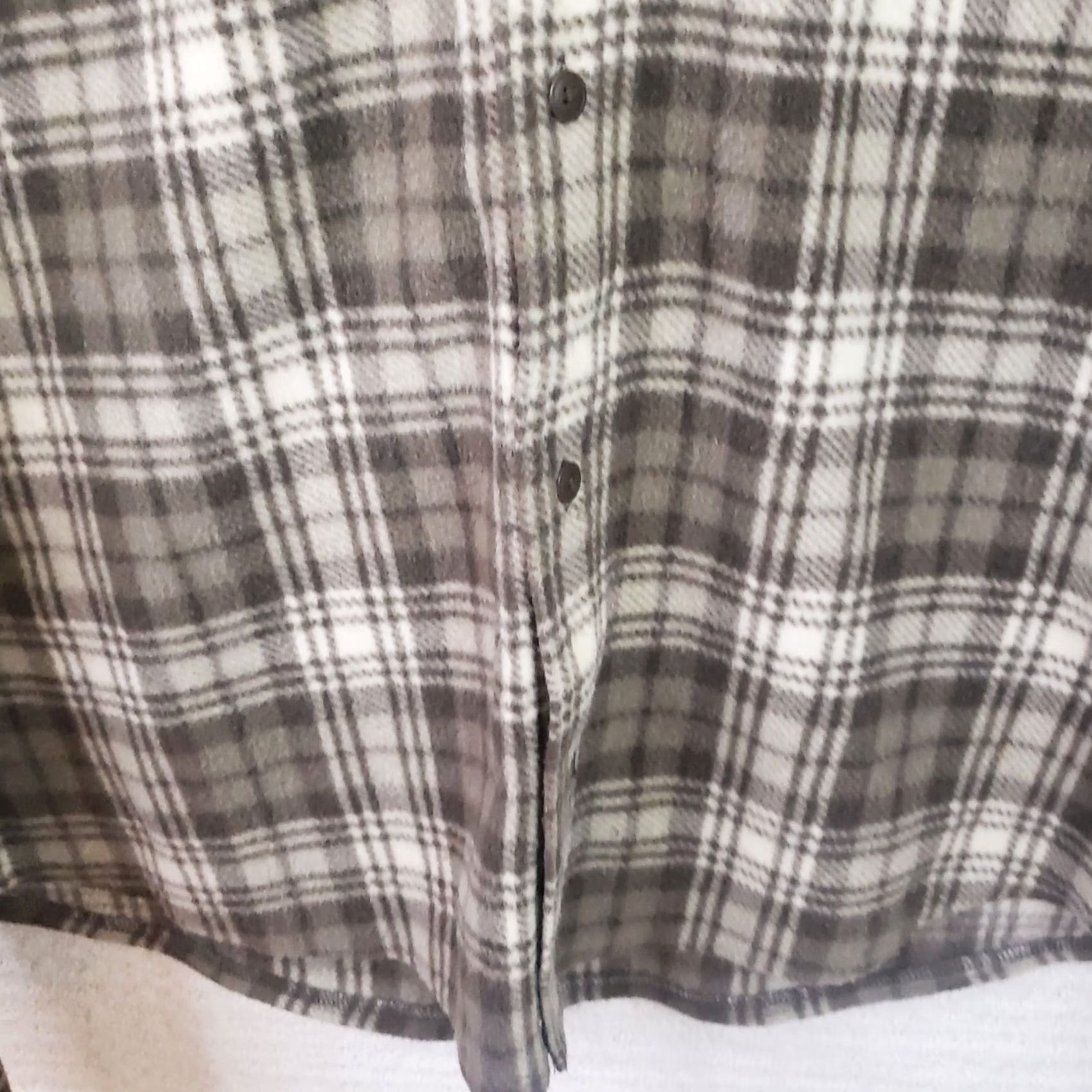 Wrangler Wrangler Shirt Mens Large Brown Plaid Fleece Flannel Button Up Shacket Size US L / EU 52-54 / 3 - 7 Thumbnail