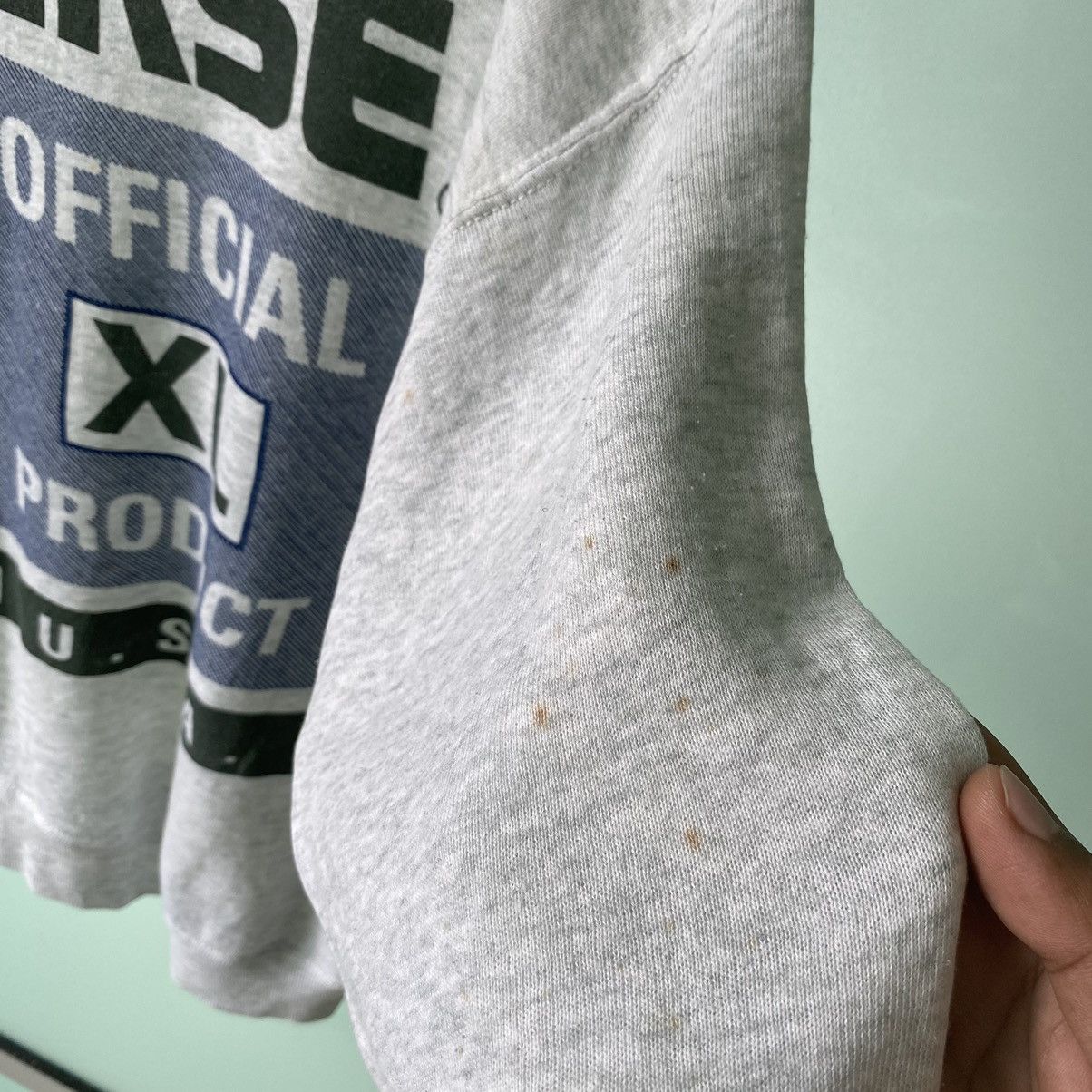 Converse Thrashed Vintage 80s Converse ERD GRUNGE Sweatshirt Size US XL / EU 56 / 4 - 8 Thumbnail