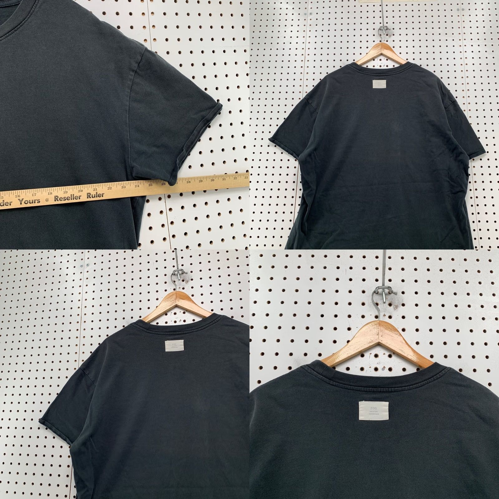 Fear of God Fear of God ESSENTIALS T Shirt Mens M Oversized Black Casual Short Sleeve Crew Neck Cotton Modern Size US M / EU 48-50 / 2 - 9 Thumbnail