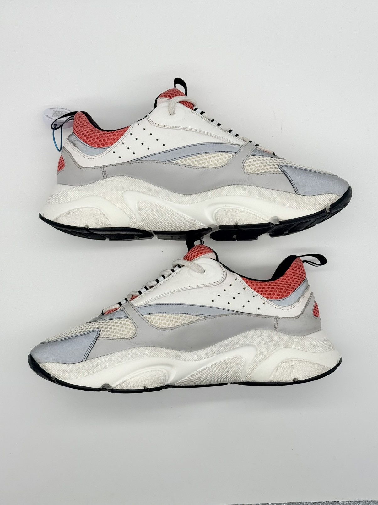 Dior Size 10 - Dior B22 White Pink Size US 10 / EU 43 - 3 Thumbnail