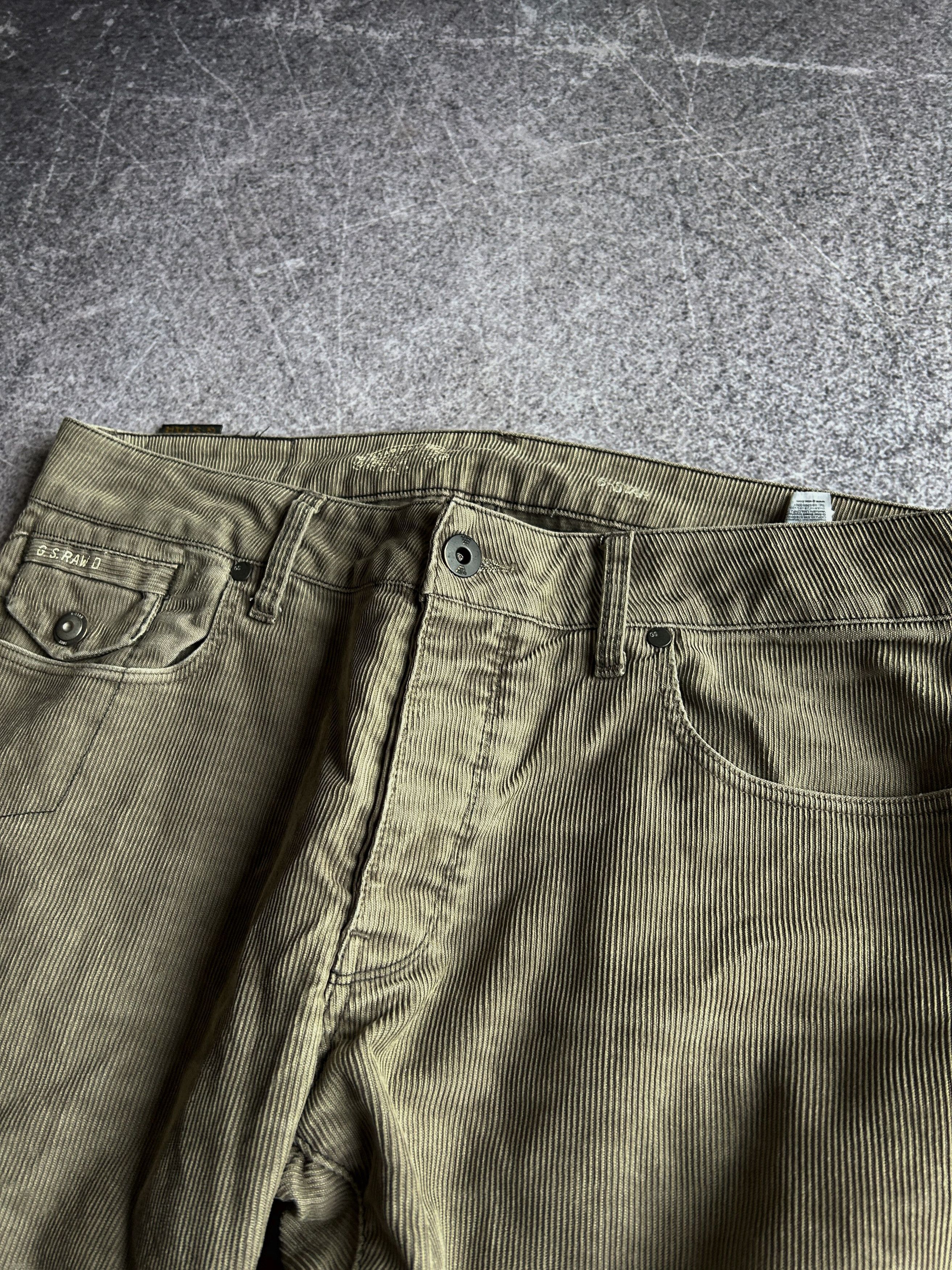 G-Star 💥 HYSTERIC GLAMOUR BALENCI STYLE CORDUROY GSTAR PANTS Size US 32 / EU 48 - 6 Thumbnail