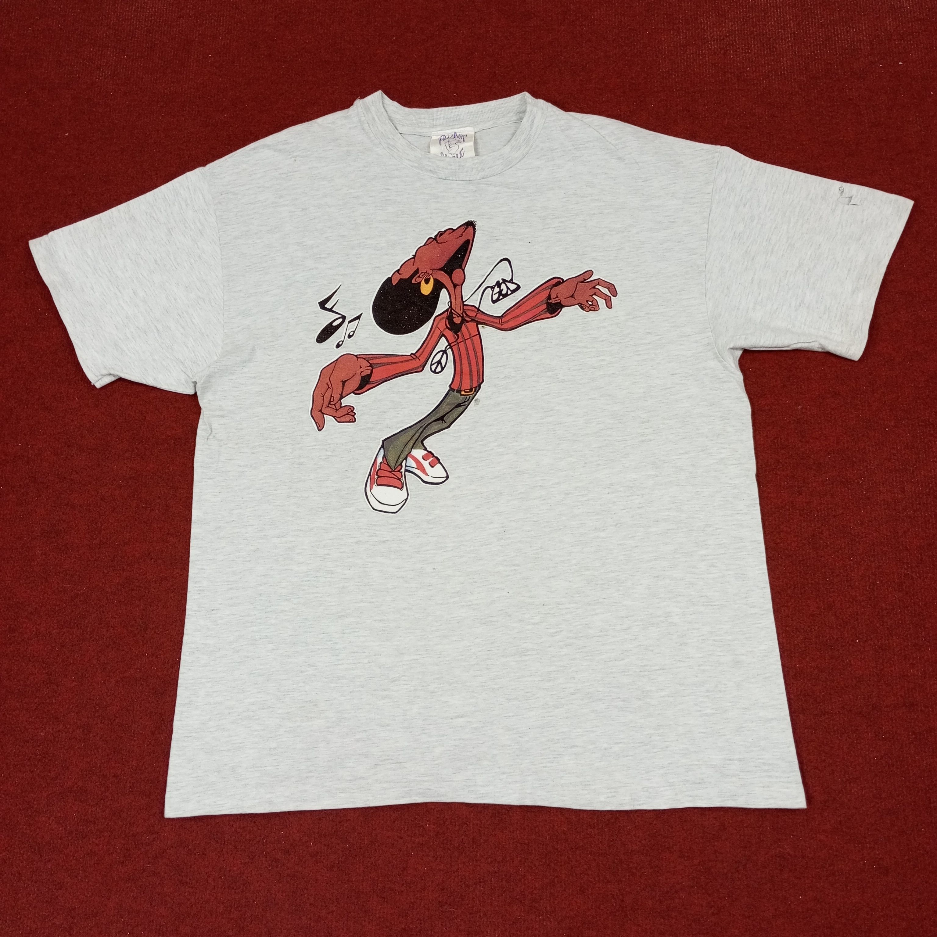 Vintage Phunky Circle Music Style Vintage Tshirt Size US XL / EU 56 / 4 - 1 Thumbnail