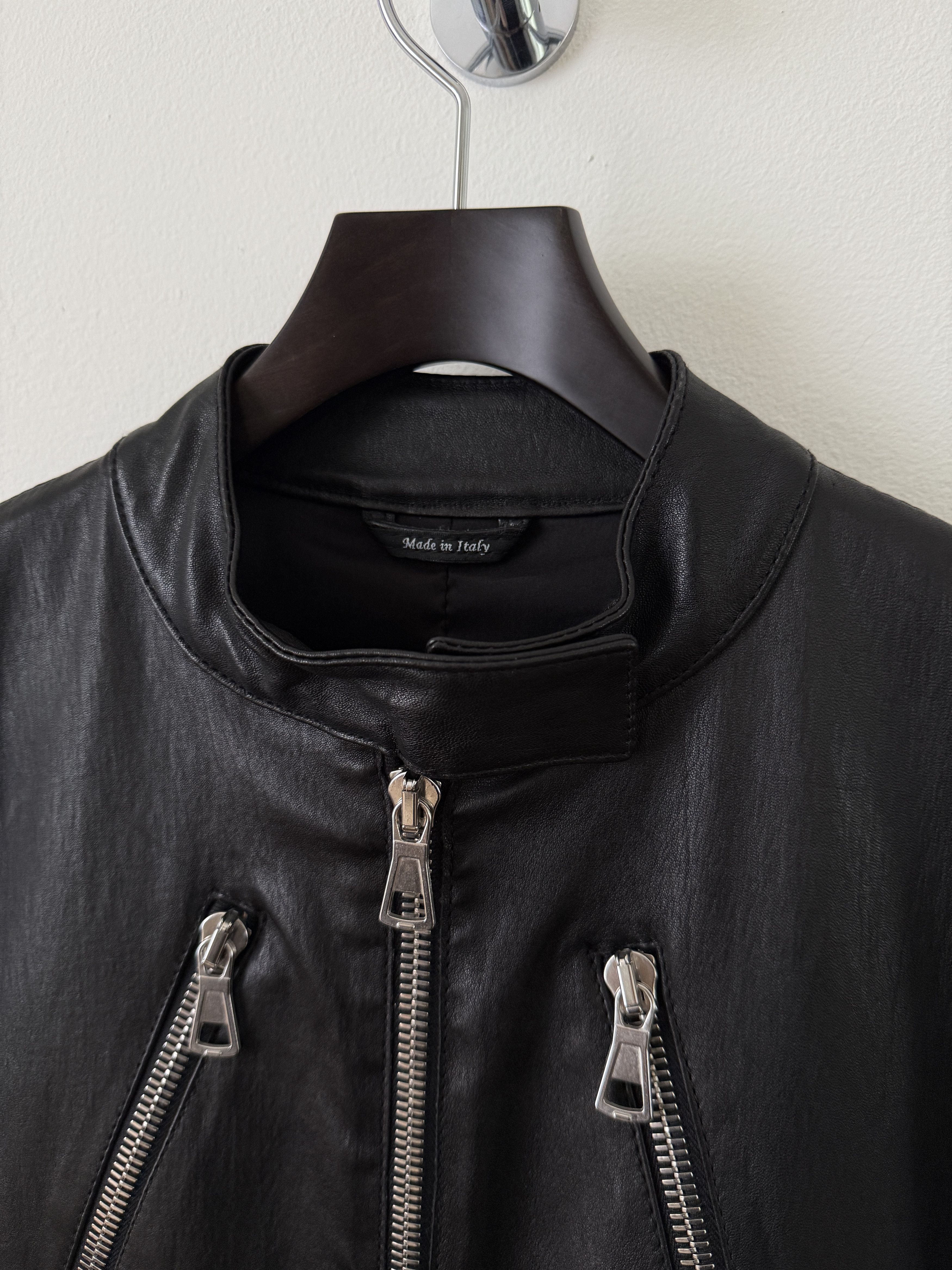 Maison Margiela 2013 5 Zip Leather Moto Jacket Size M / US 6-8 / IT 42-44 - 7 Thumbnail