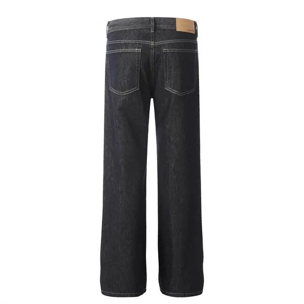 Japanese Brand VIBE Men's street loose casual solid color straight jeans Size US 32 / EU 48 - 3 Thumbnail