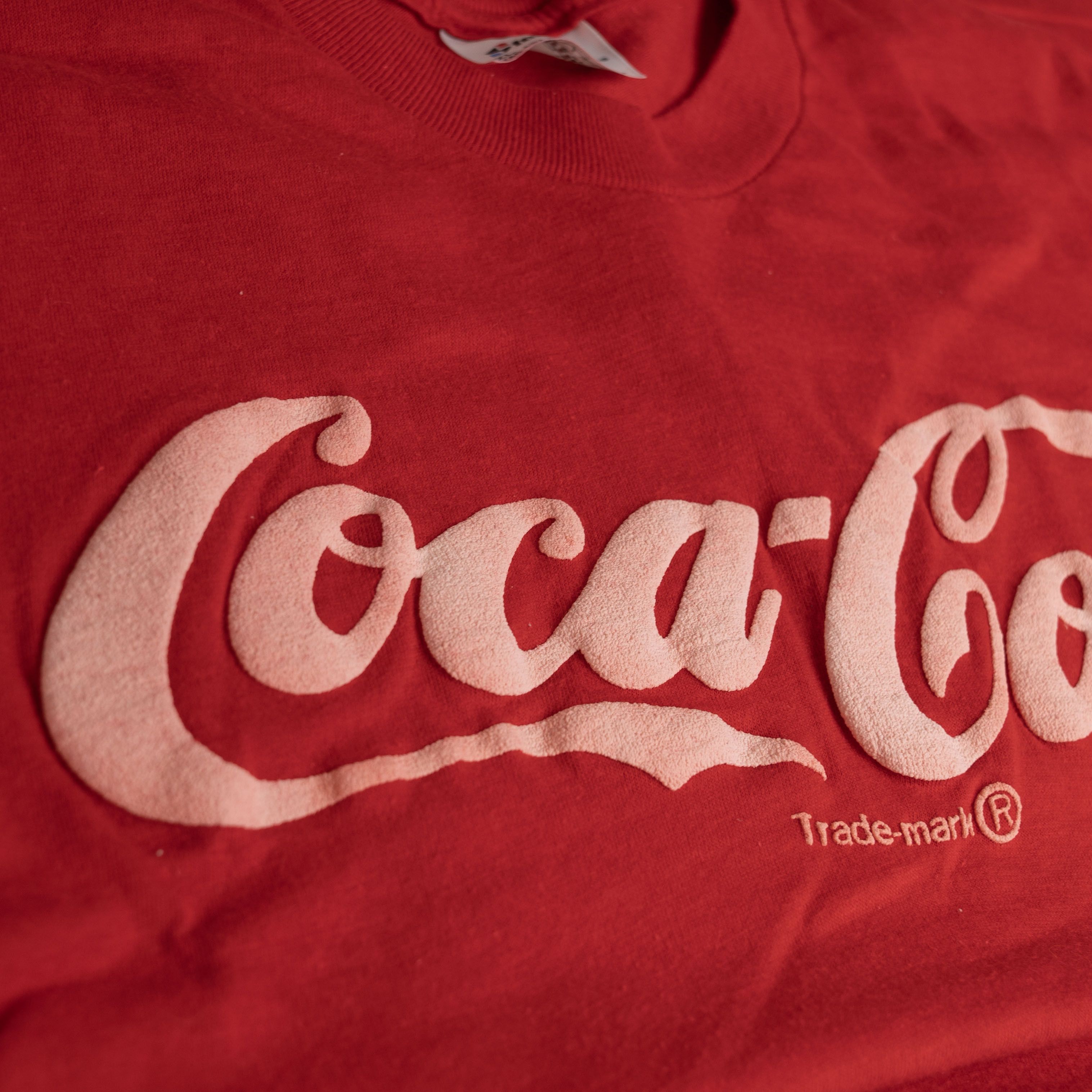 Coca Cola × Vintage Vintage 1990's Coca Cola Puff Print Tee Shirt Size US XL / EU 56 / 4 - 4 Thumbnail