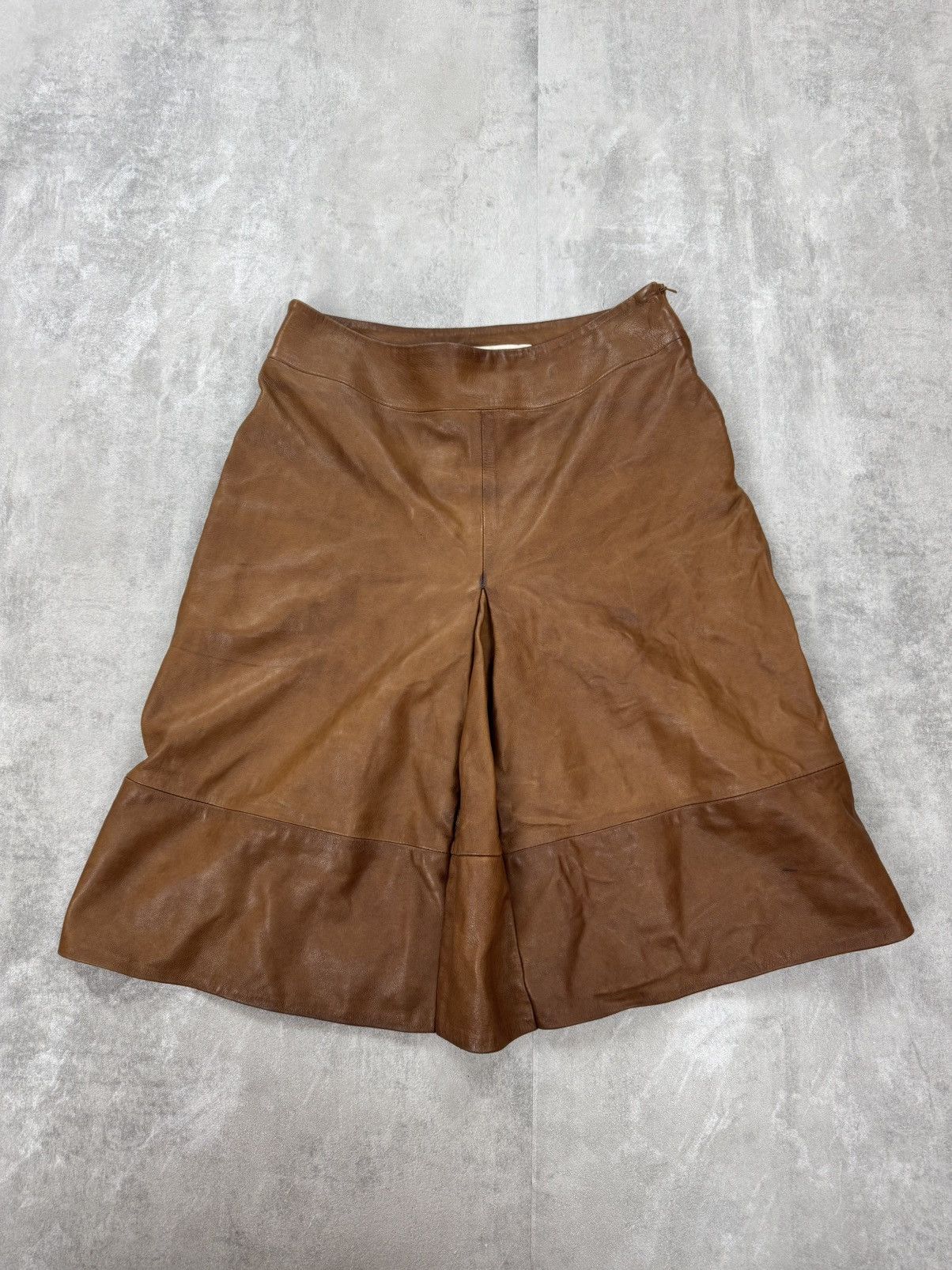 Designer × Karen Millen KAREN MILLEN Leather Mini Dress Womens Size 36 Size 27" / US 4 / IT 40 - 2 Thumbnail