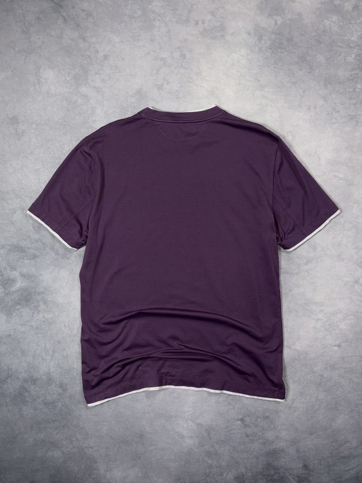 Brunello Cucinelli BRUNELLO CUCINELLI VINTAGE LUXURY LAYERED T SHIRT Size US XL / EU 56 / 4 - 5 Thumbnail