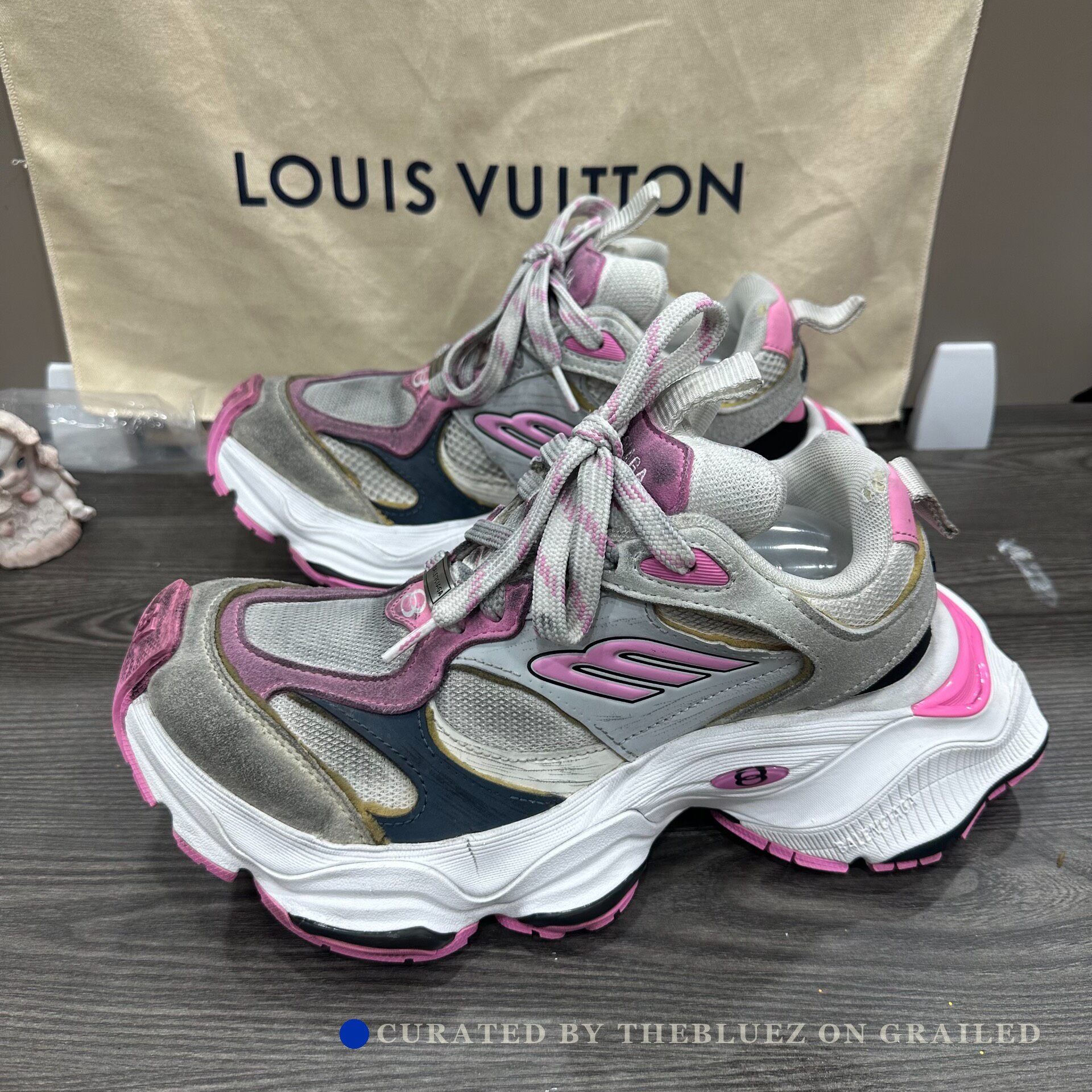靴 Balenciaga Cargo Gray/Pink 35 靴 Balenciaga Cargo Gray/Pink 35 靴 Balenciaga Cargo Gray/Pink 35