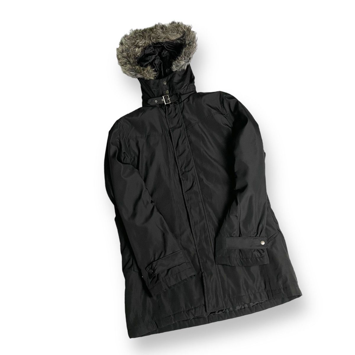 If Six Was Nine LOUIS CHAVLON BUTTON UP FULL ZIP NYLON FUR HOODIE JACKET Size US M / EU 48-50 / 2 - 16 Thumbnail