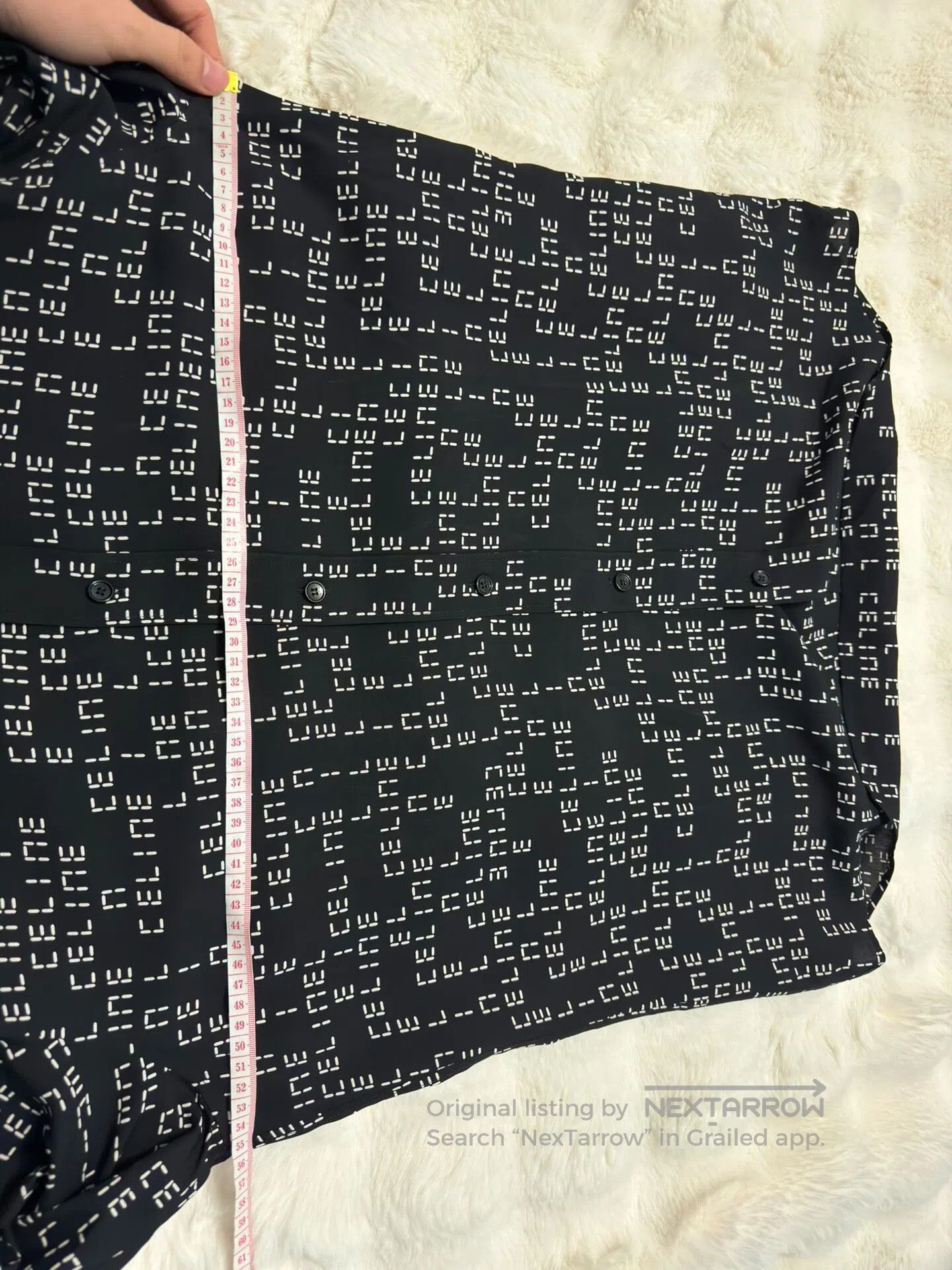 Celine CELINE Full Print Barrage Shirt| Size S / US 4 / IT 40 - 5 Thumbnail