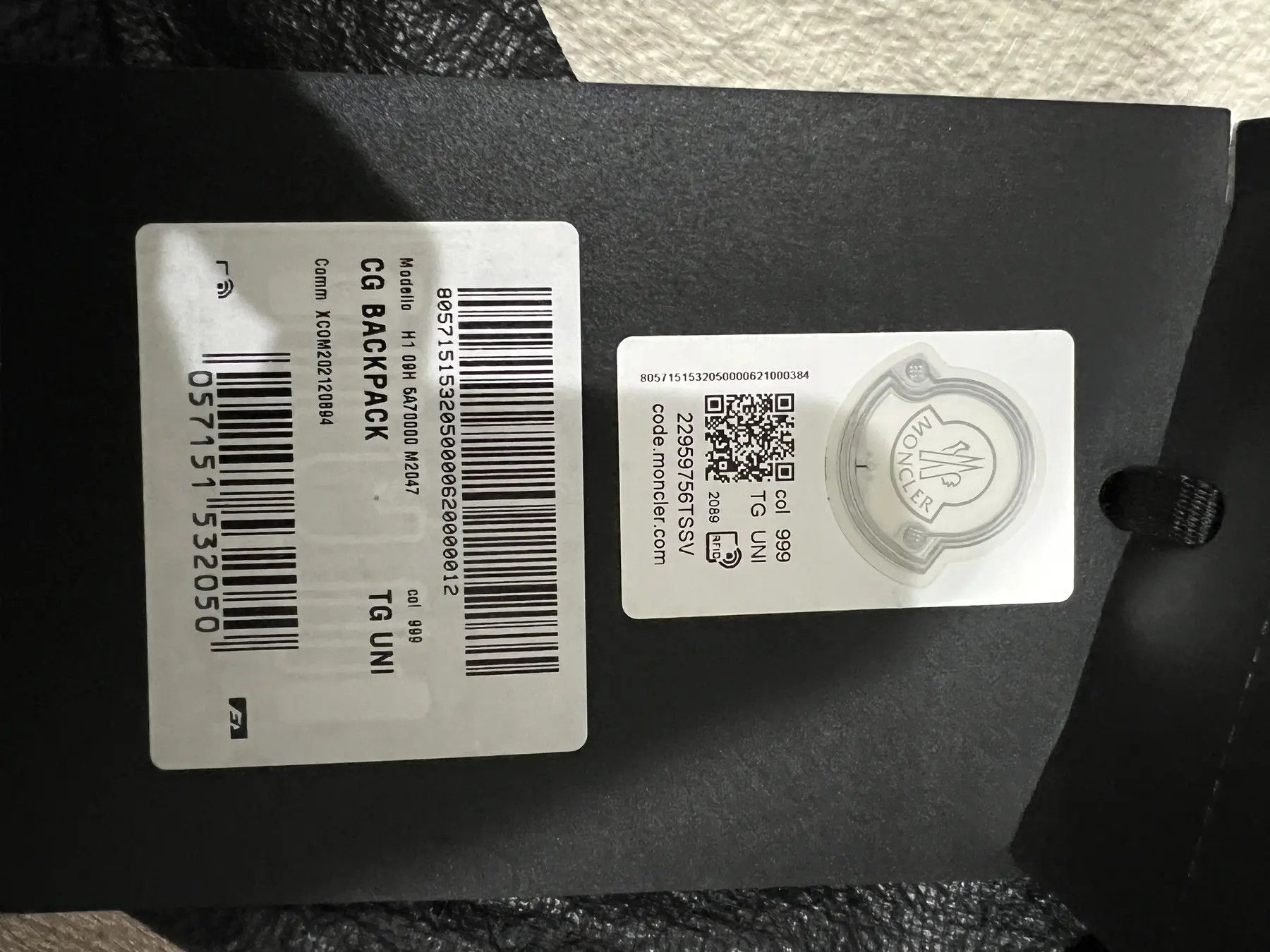 Craig Green × Moncler MONCLER x CRAIG GREEN emergency-print taffeta backpack black Size ONE SIZE - 5 Thumbnail
