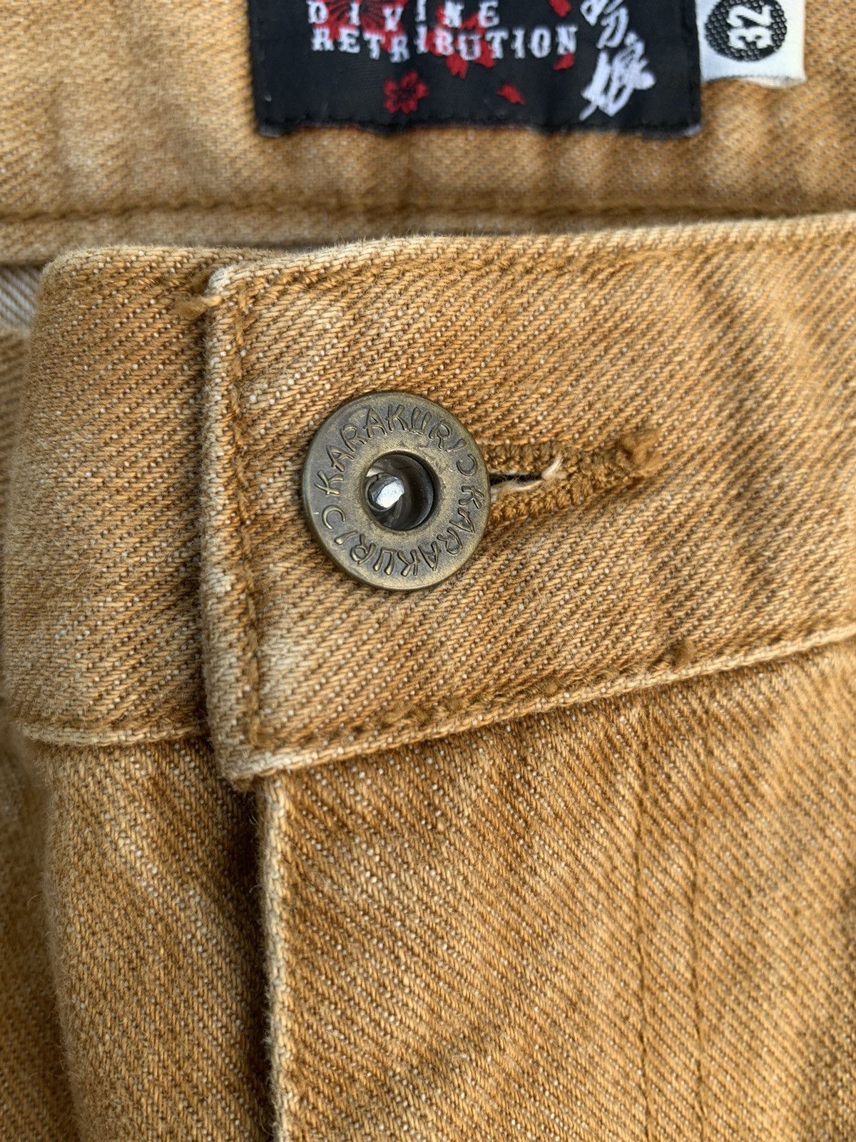 Kapital RARE DEVINE RETRIBUTION KARAKURI JAPANESE SUKAJAN JEANS Size US 32 / EU 48 - 17 Thumbnail