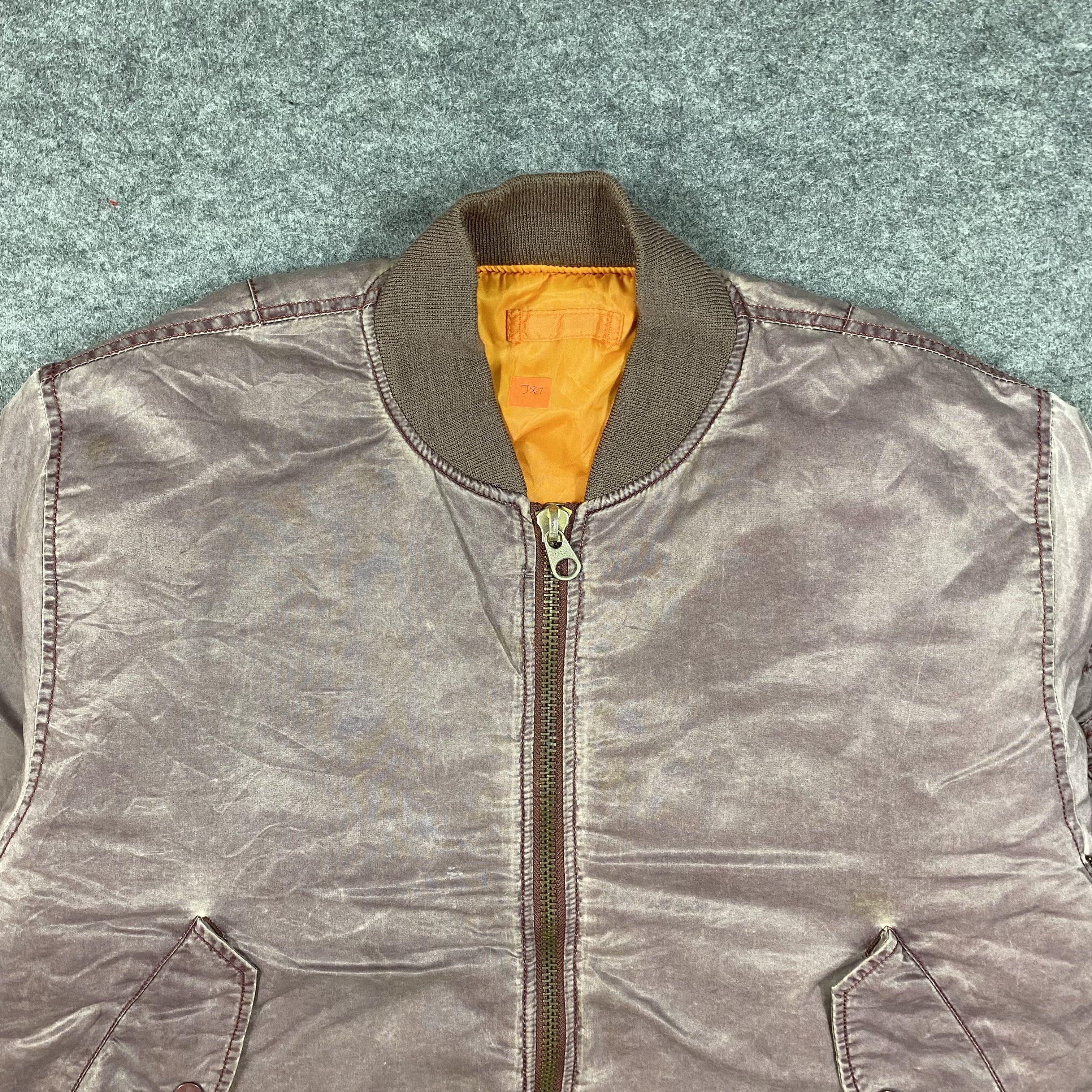 Buzz Rickson's VINTAGE BOMBERS Buzz Ricksons Style Sun Faded JACKET-J567 Size US L / EU 52-54 / 3 - 7 Thumbnail