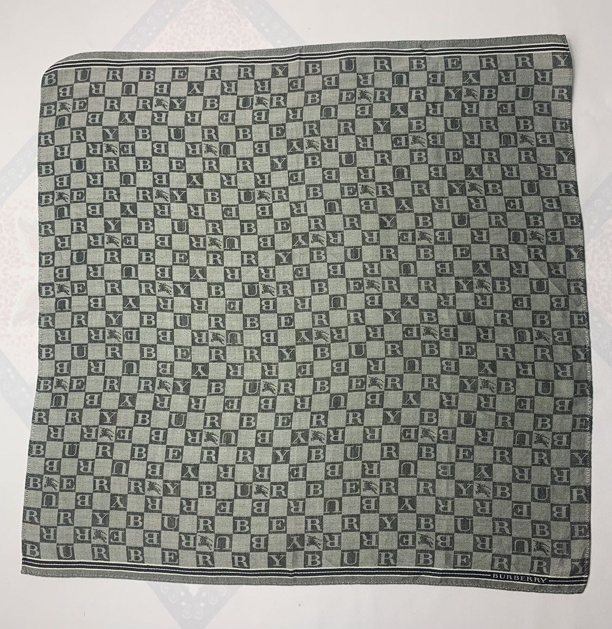 Burberry Vintage Burberry Handkerchief / Neckerchief / Bandana Size ONE SIZE - 3 Thumbnail