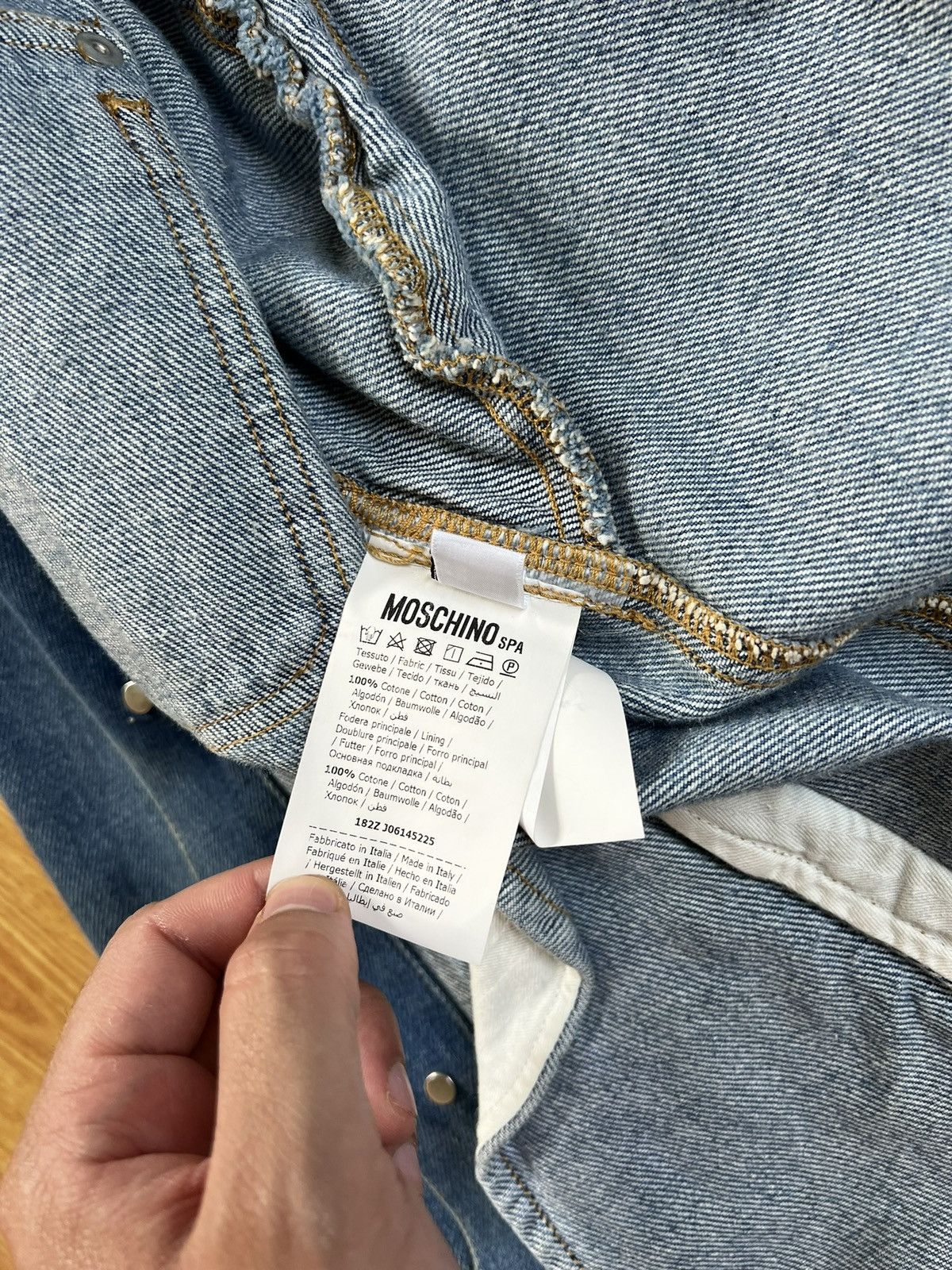 Moschino Moschino Denim Jacket Size US M / EU 48-50 / 2 - 5 Thumbnail