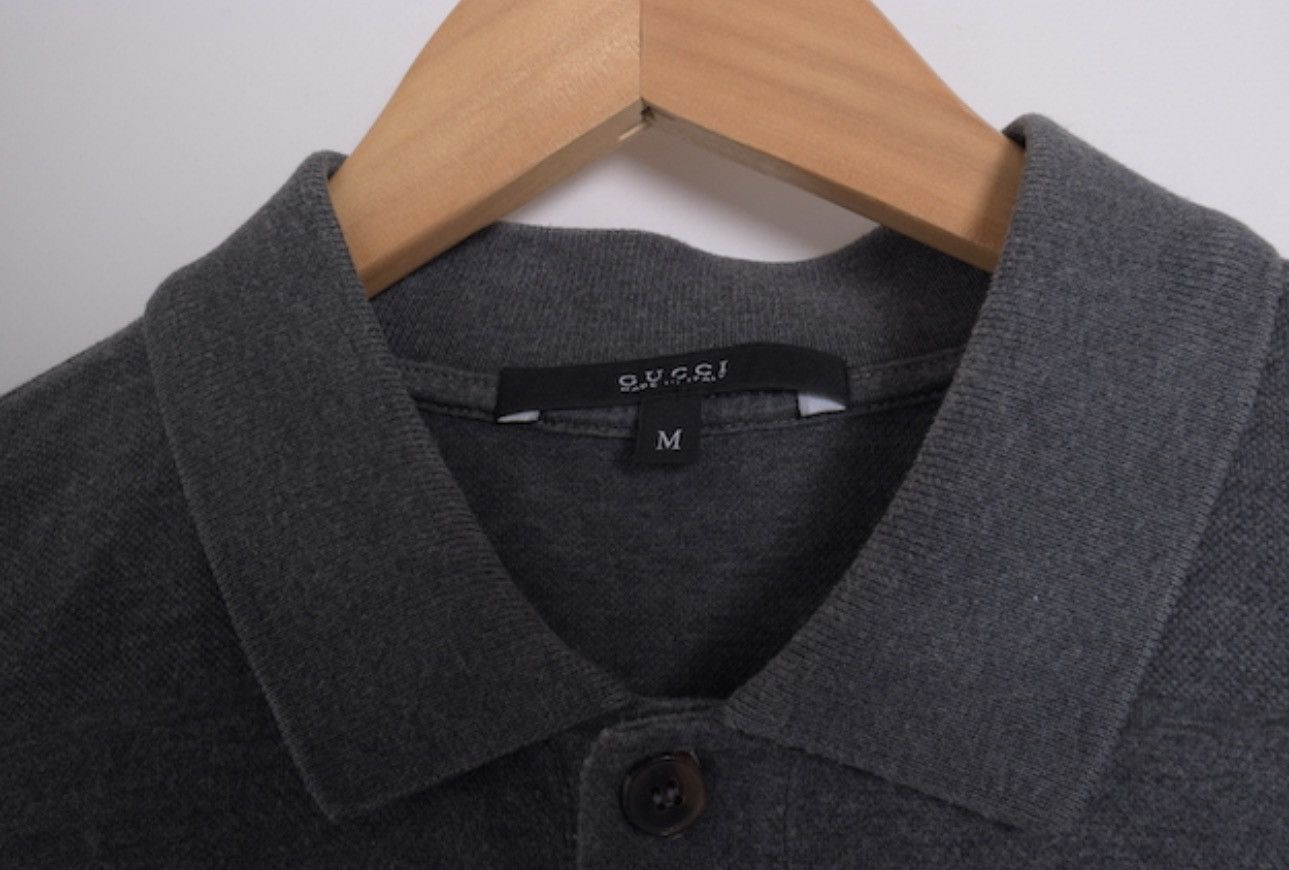 Gucci GUCCI Logo Cotton Pique Polo Shirt Demna Tom Ford Runway GG Size US M / EU 48-50 / 2 - 3 Thumbnail