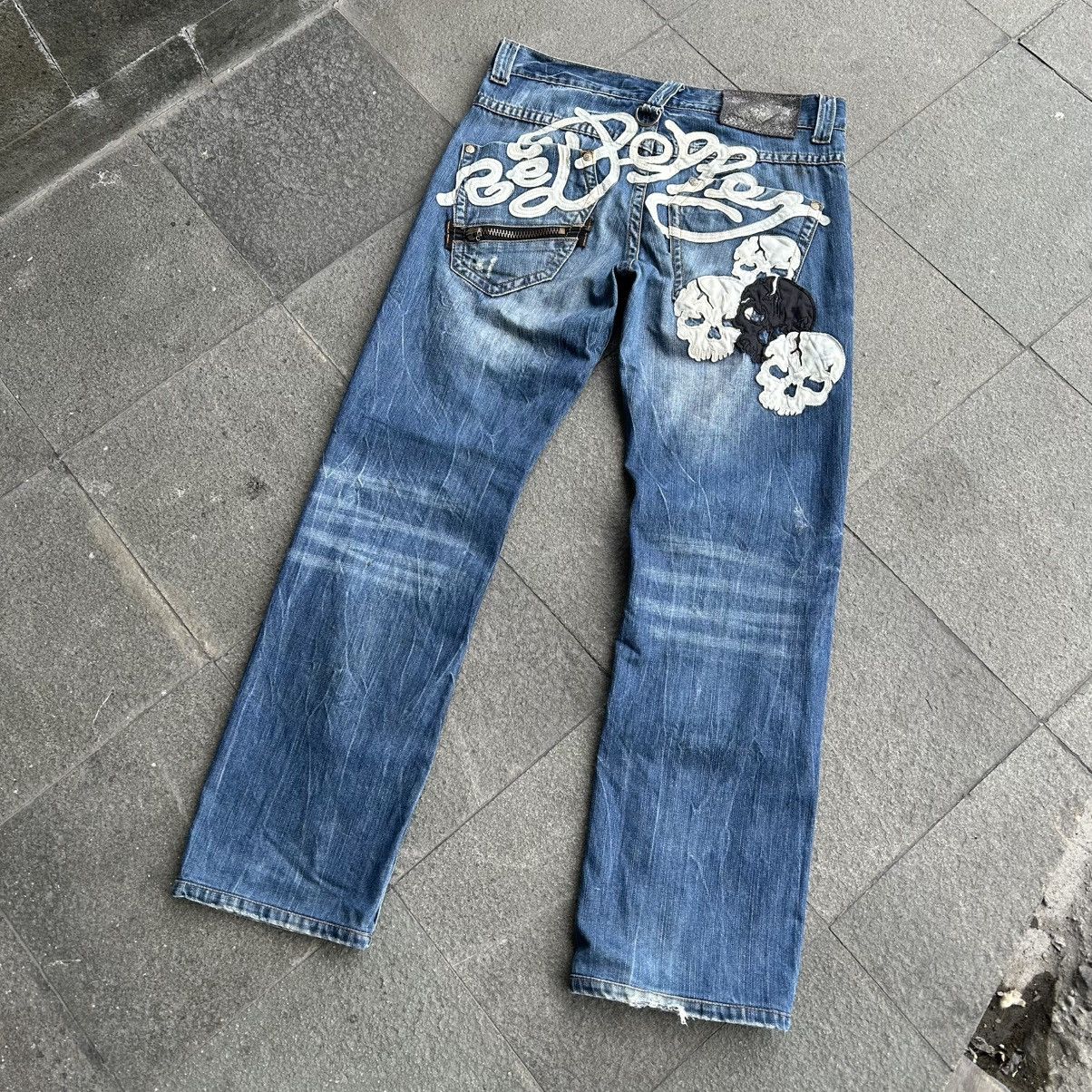Japanese Brand Vintage y2k Redpepper Jeans Skull Size US 34 / EU 50 - 17 Thumbnail