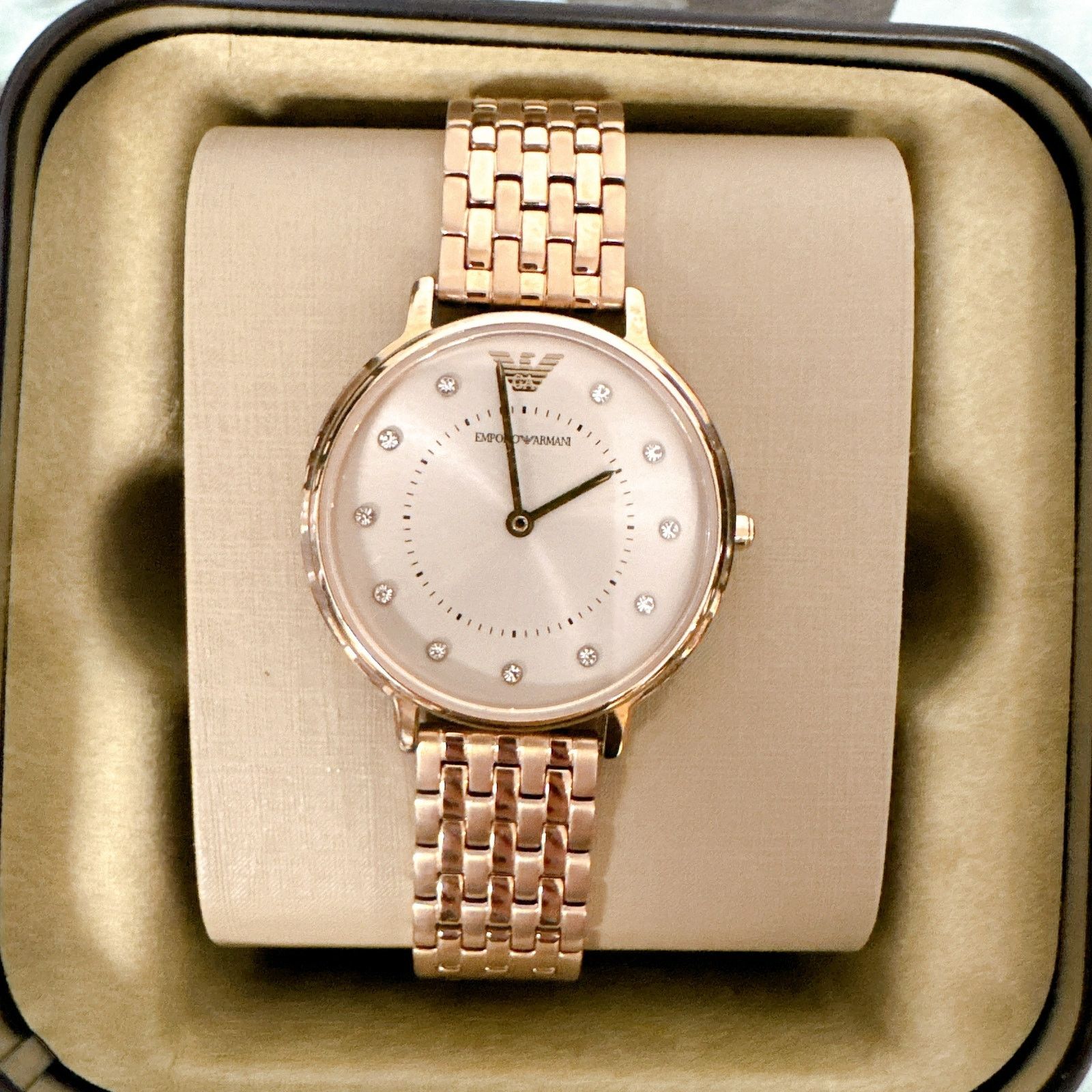 Emporio Armani Emporio Armani Kappa AR11062 Ladies Watch With Rose Dial Size 32 - 1 Thumbnail